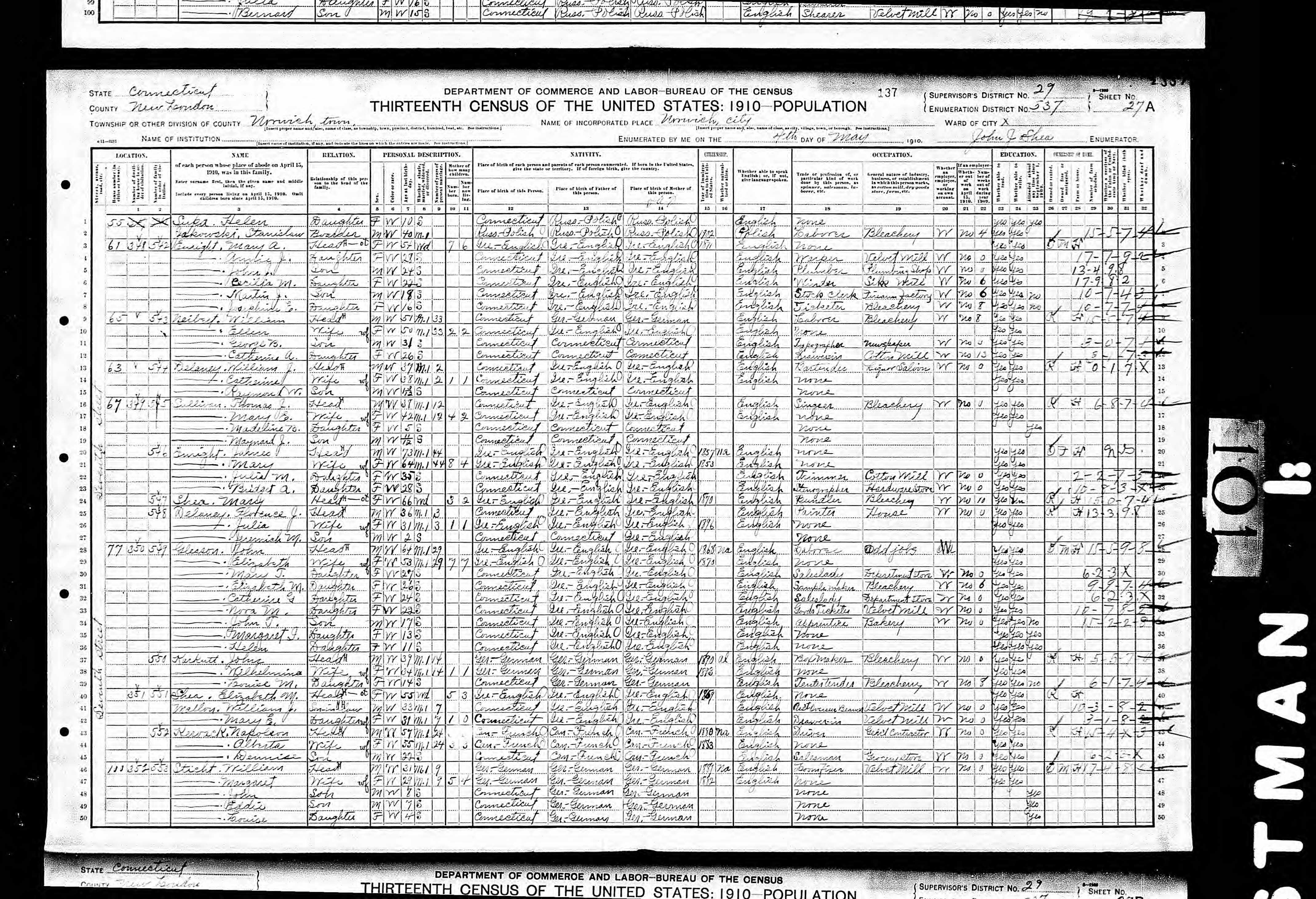 Recensement fédéral américain 1910