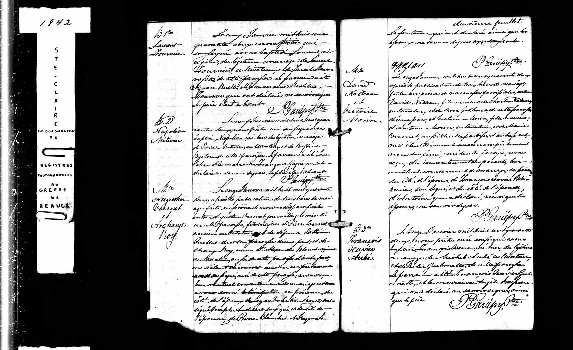 Acte de baptême