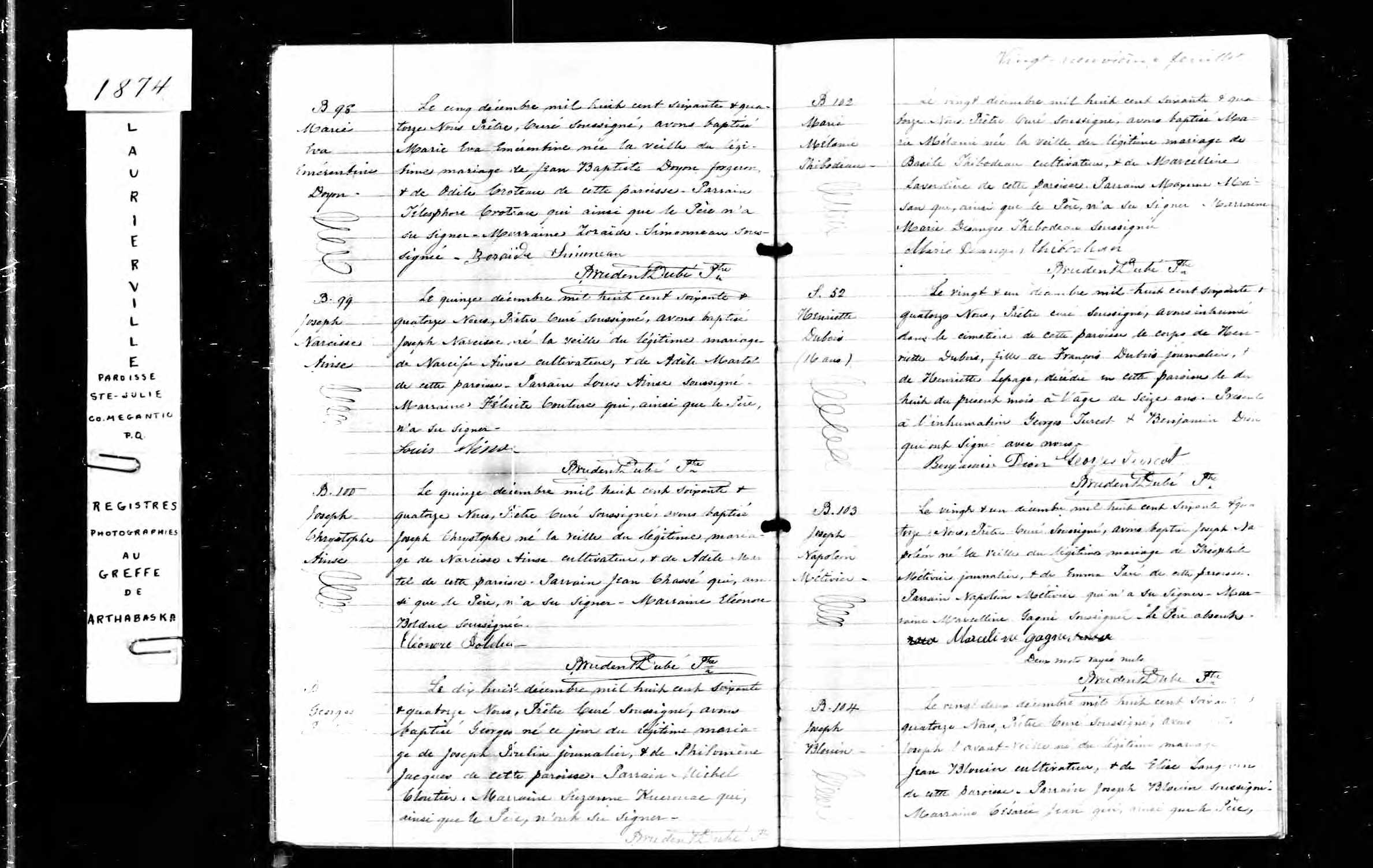 Acte de baptême