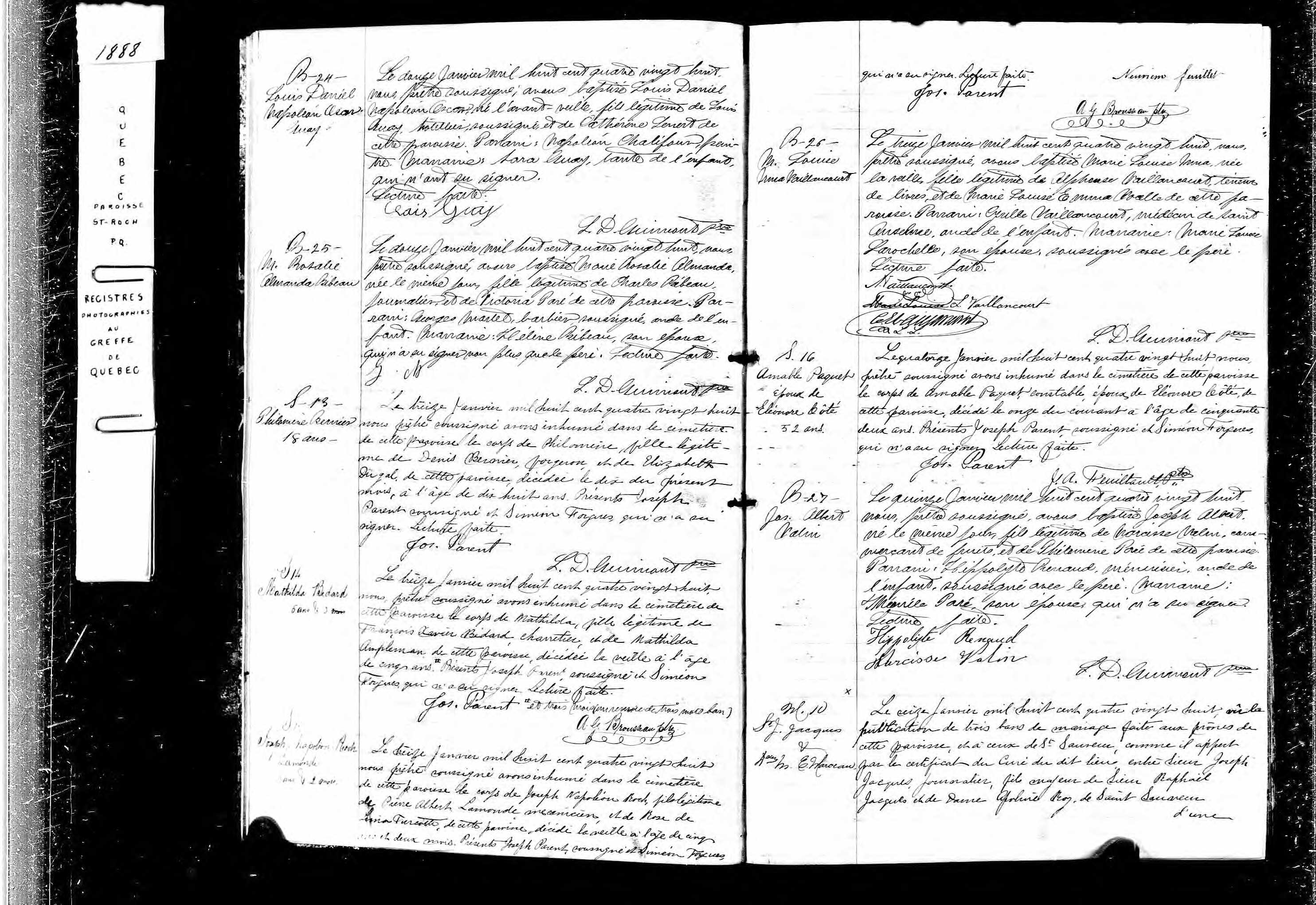 Acte de sépulture