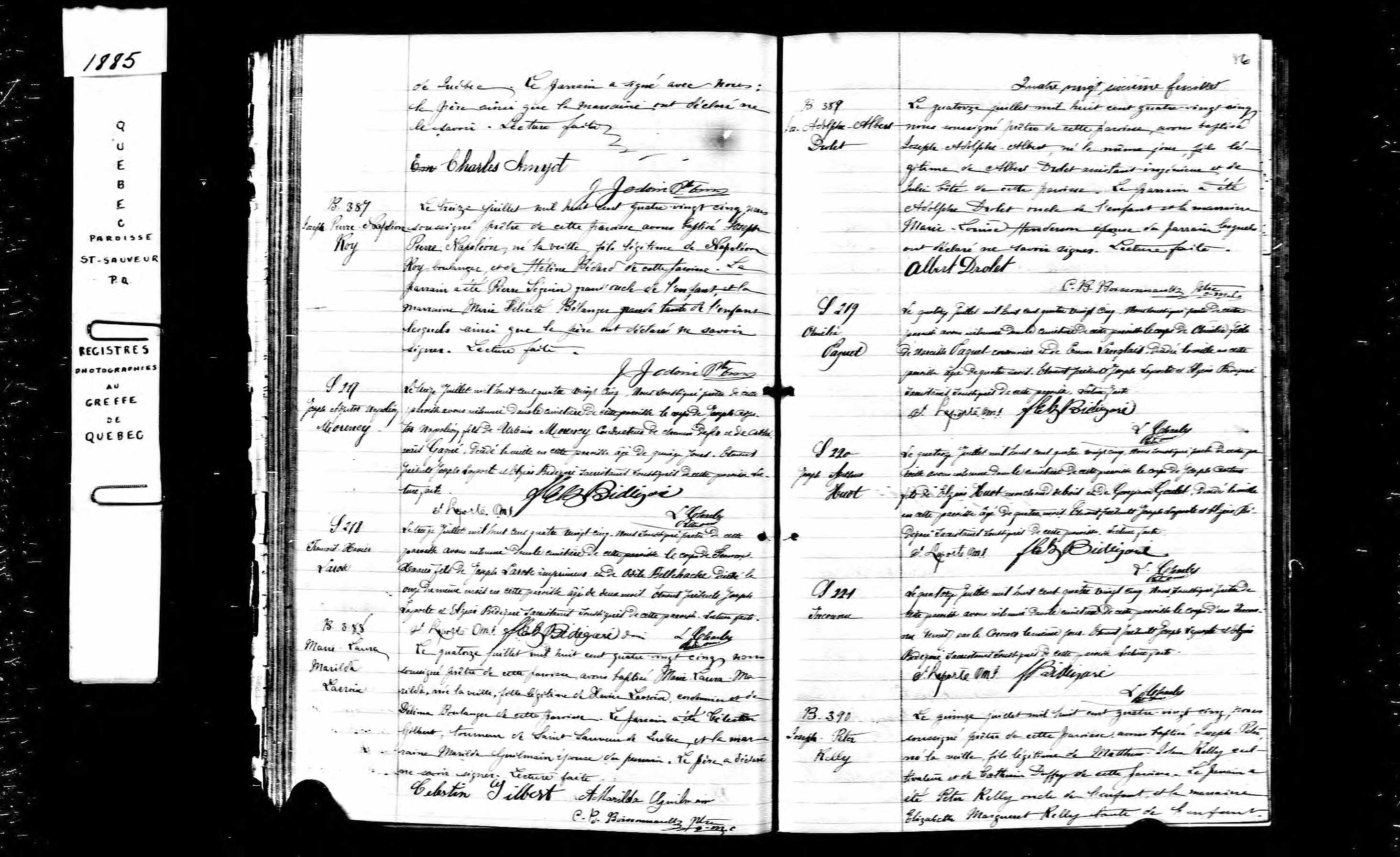 Acte de sépulture