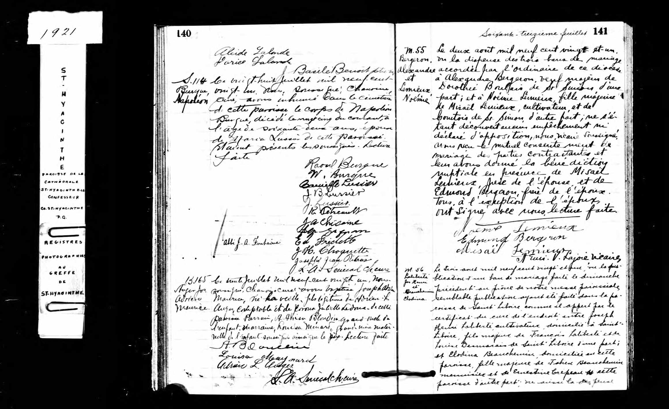 Acte de sépulture