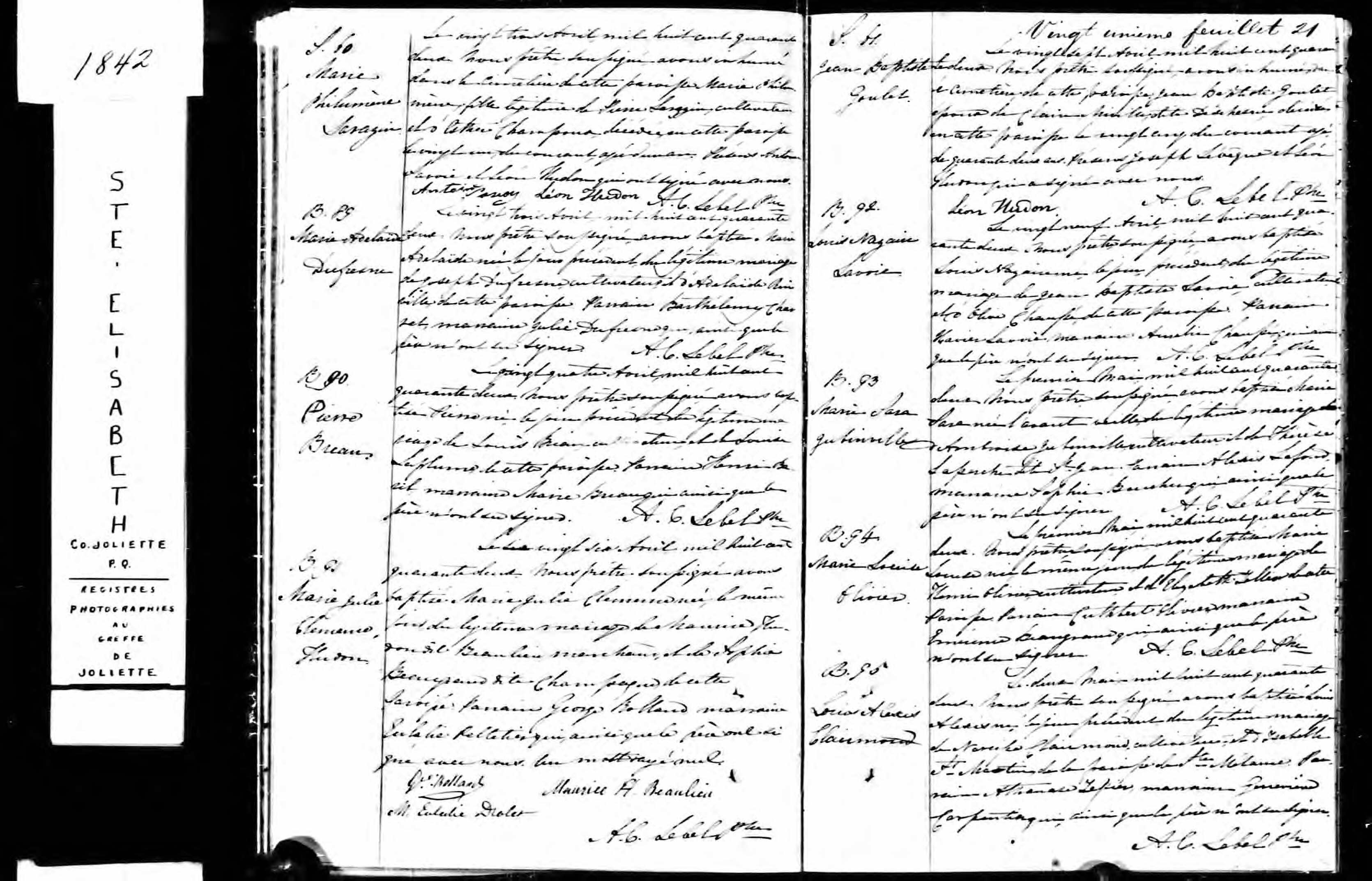 Acte de baptême