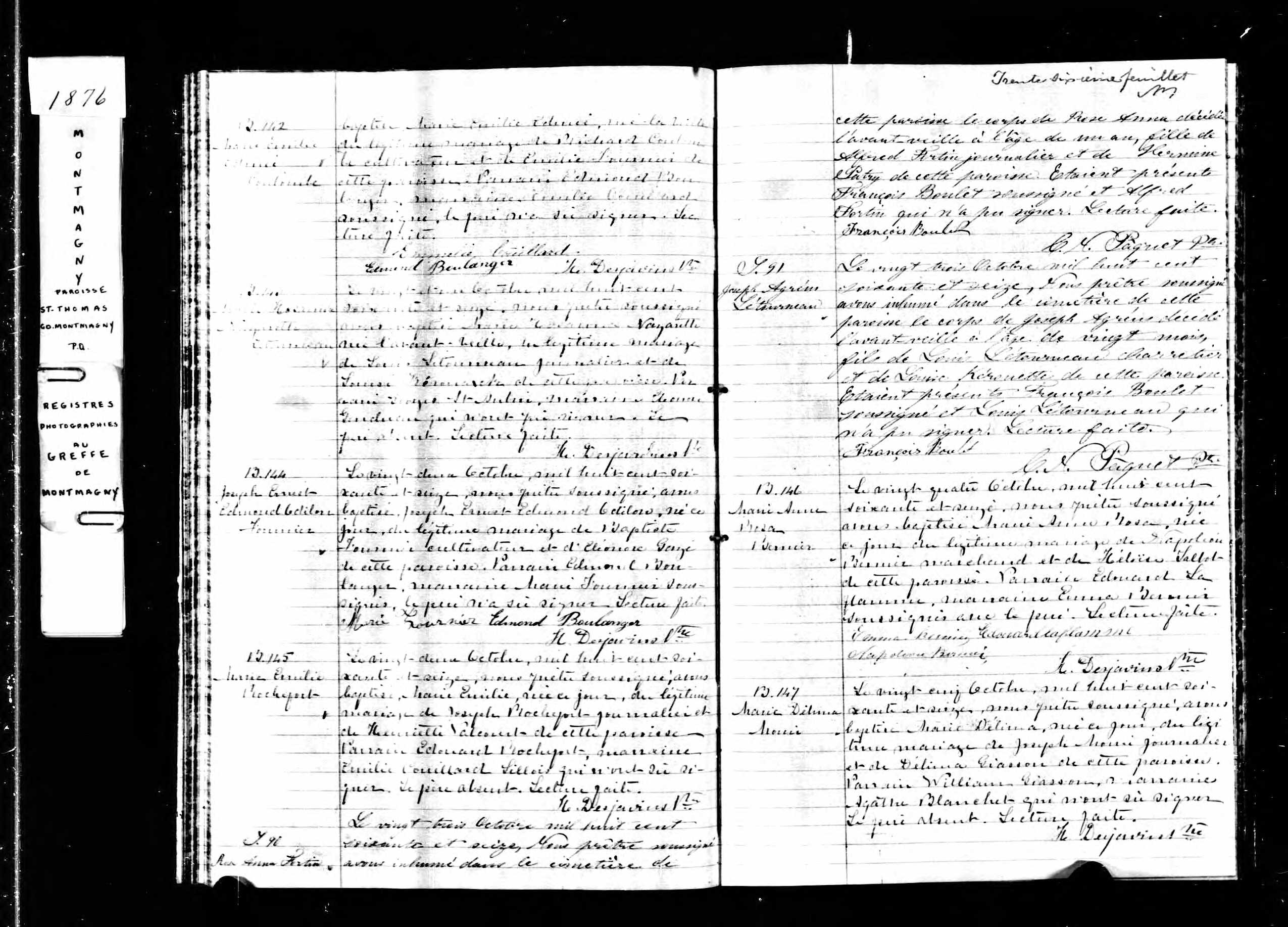 Acte de baptême Acte de baptême