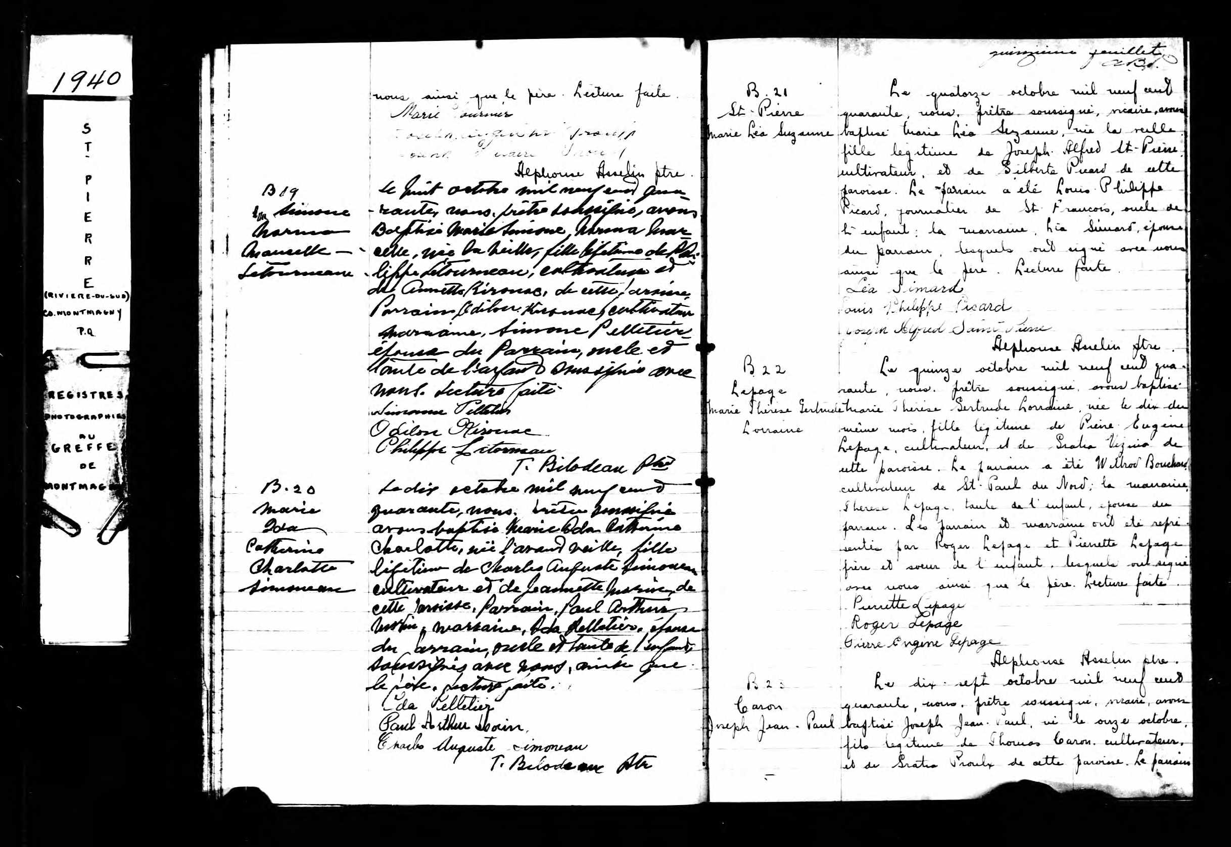 Acte de baptême
