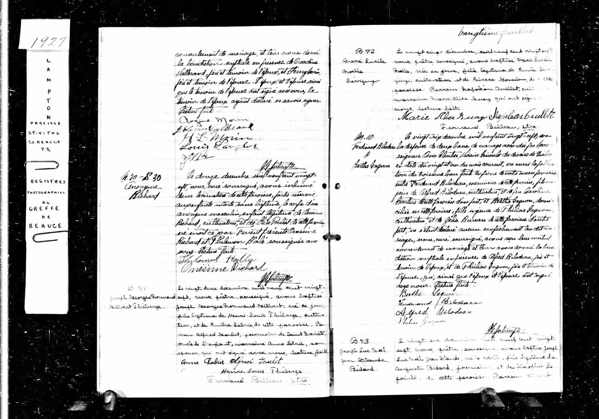 Acte de baptême