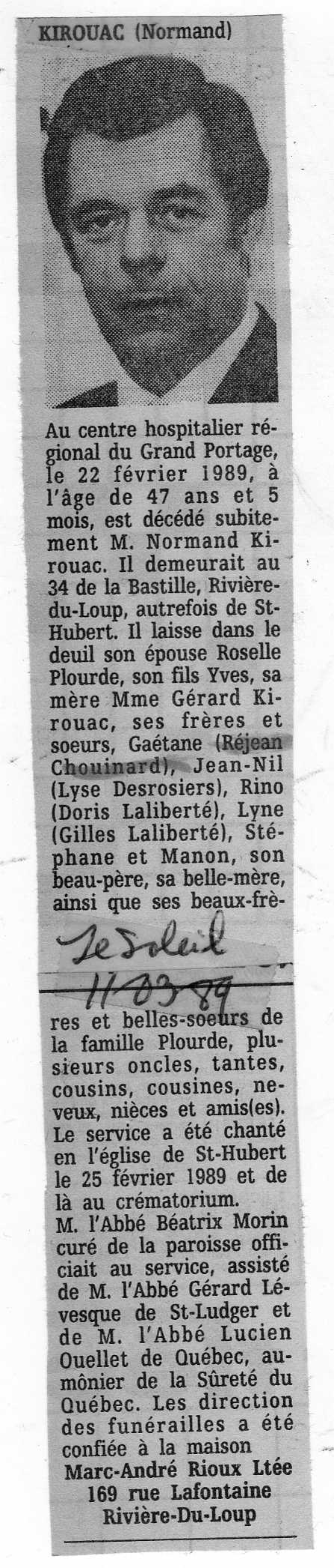 Nécrologie