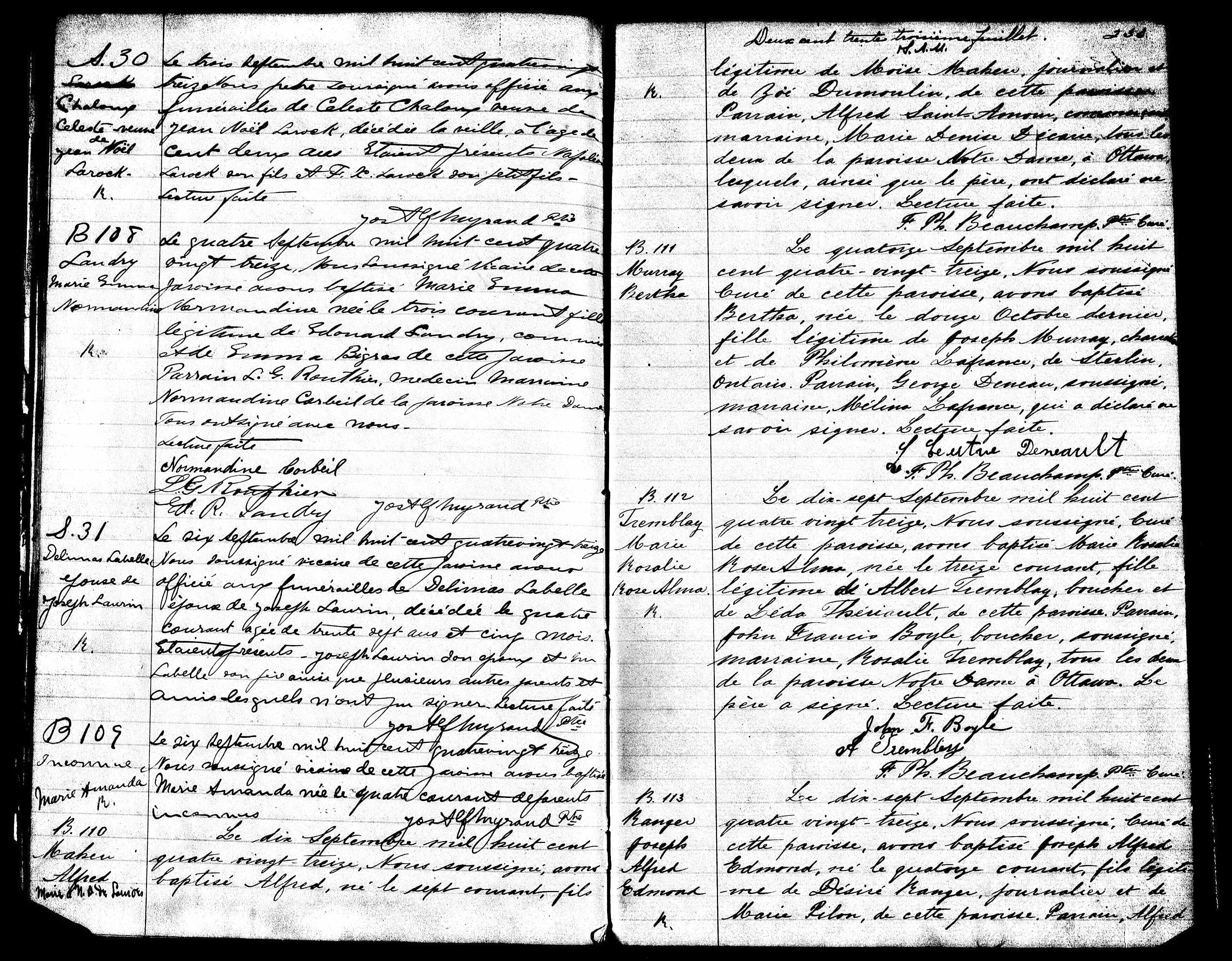 Acte de baptême