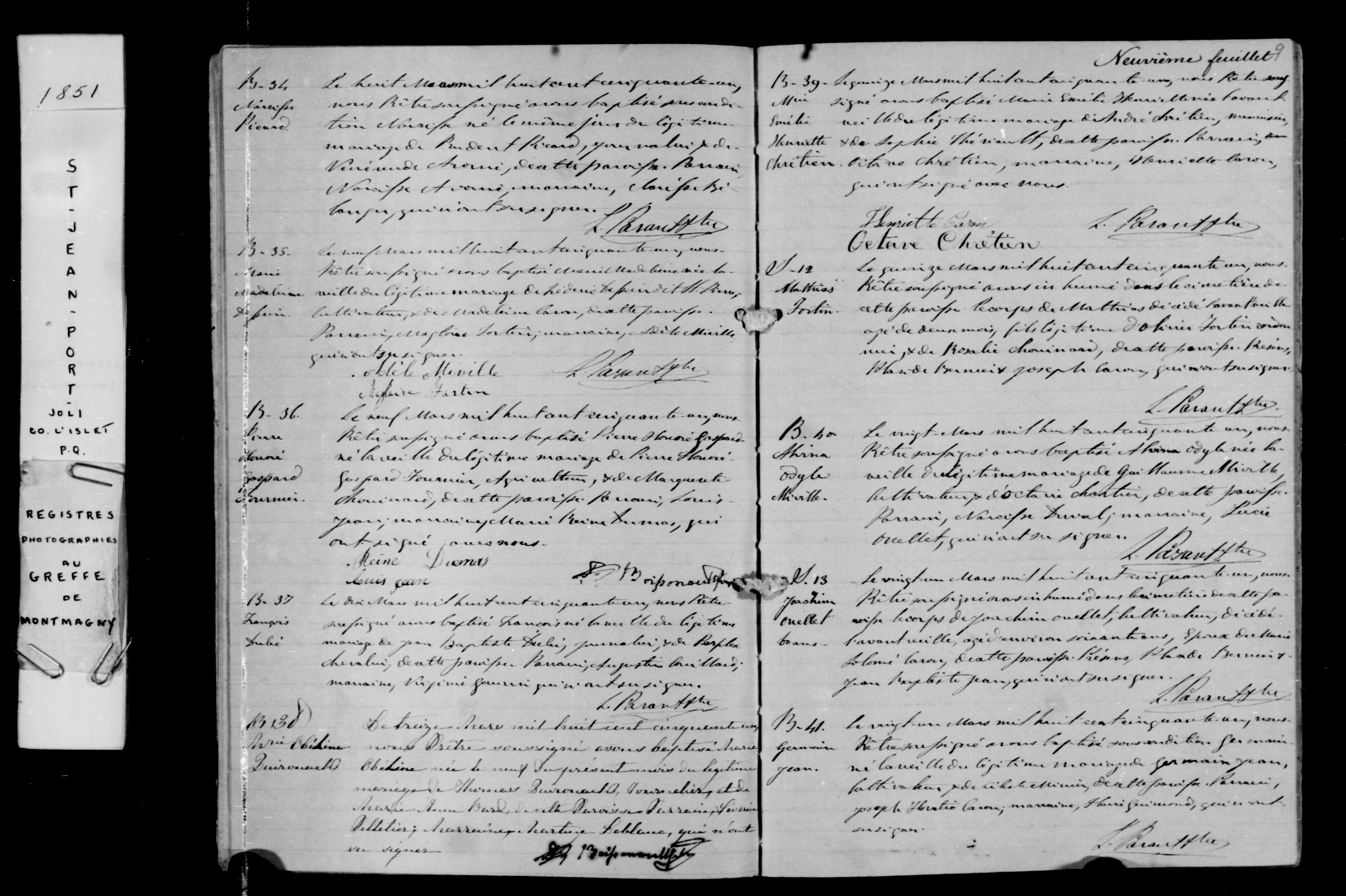 Acte de baptême