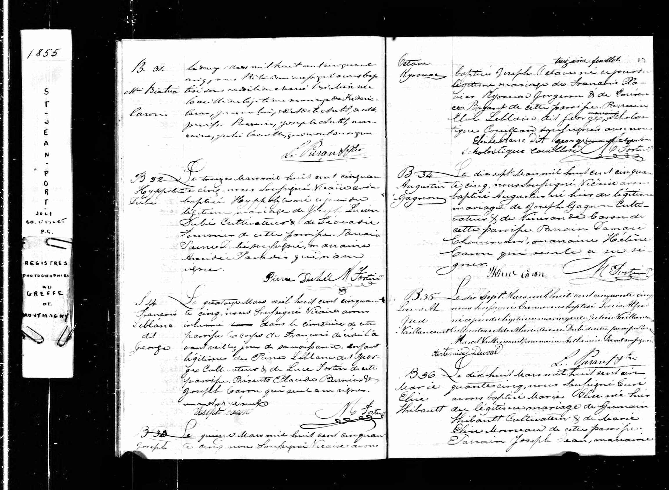 Acte de baptême Acte de baptême