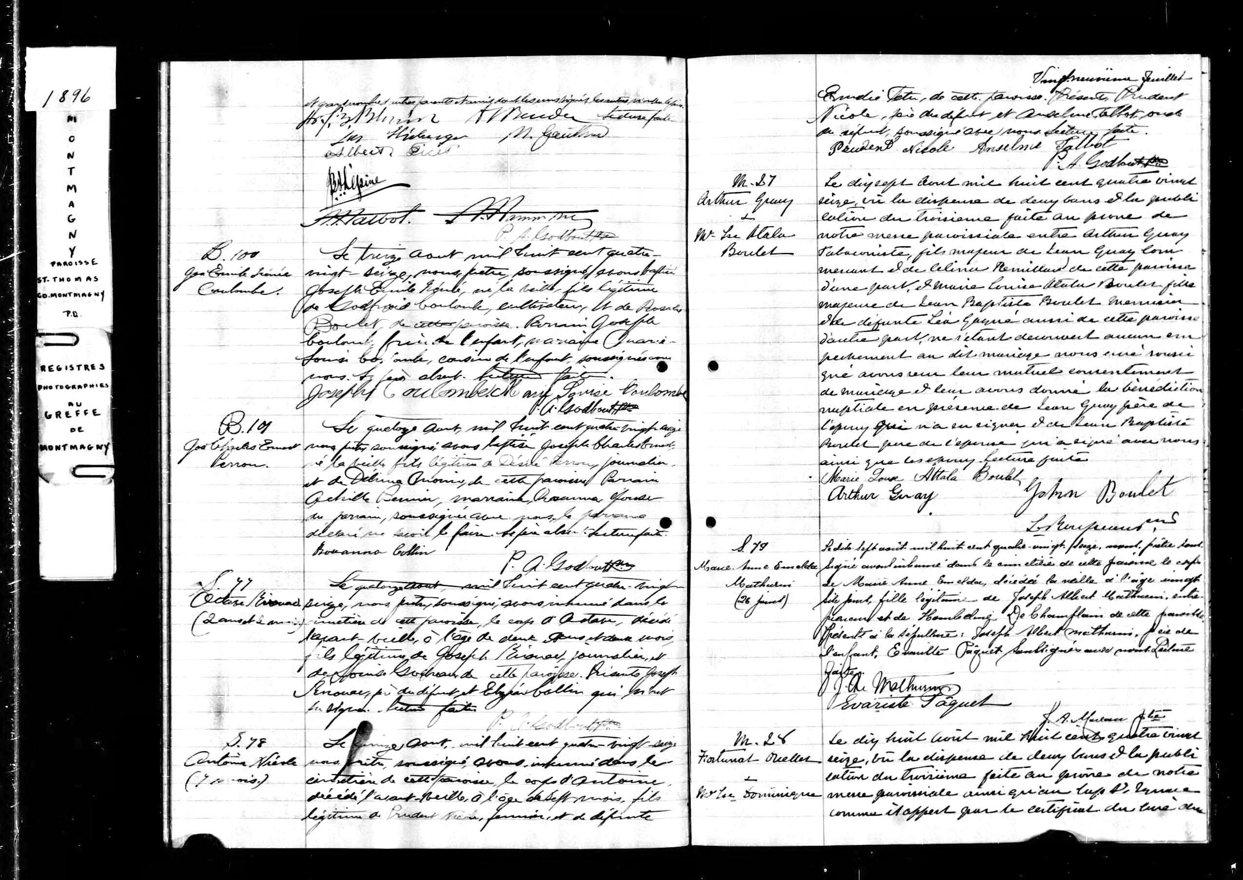 Acte de sépulture