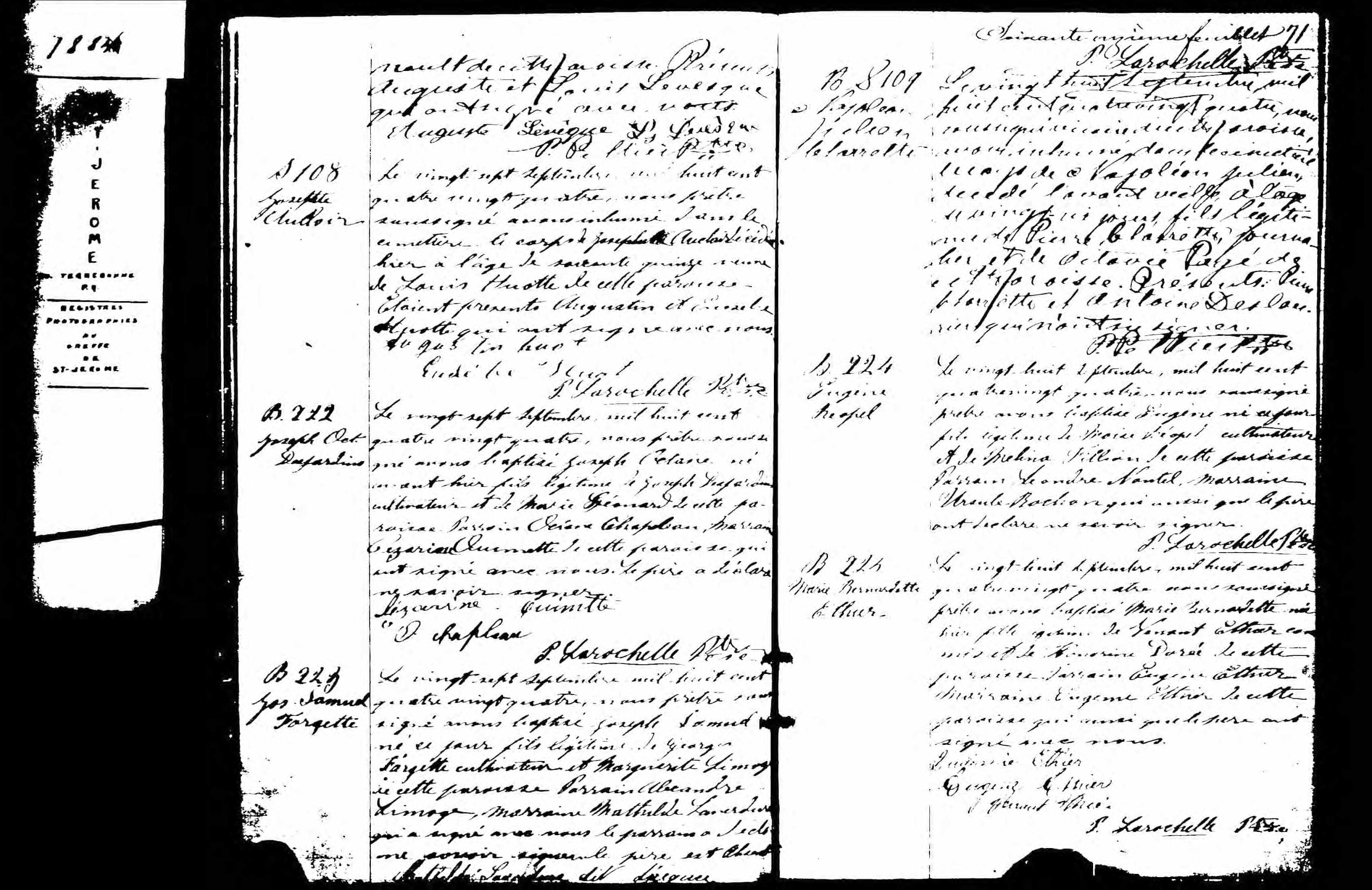 Acte de baptême