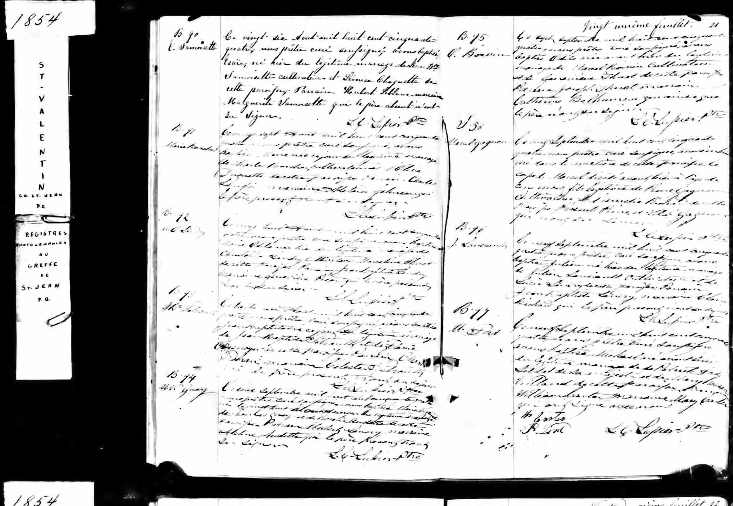 Acte de baptême