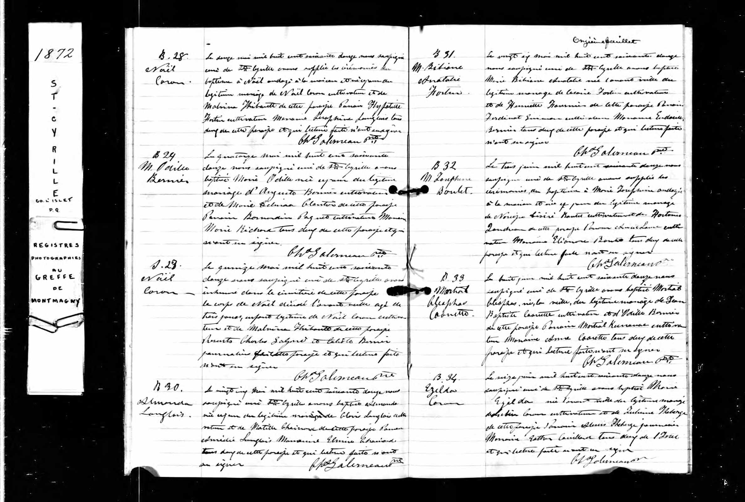 Acte de baptême