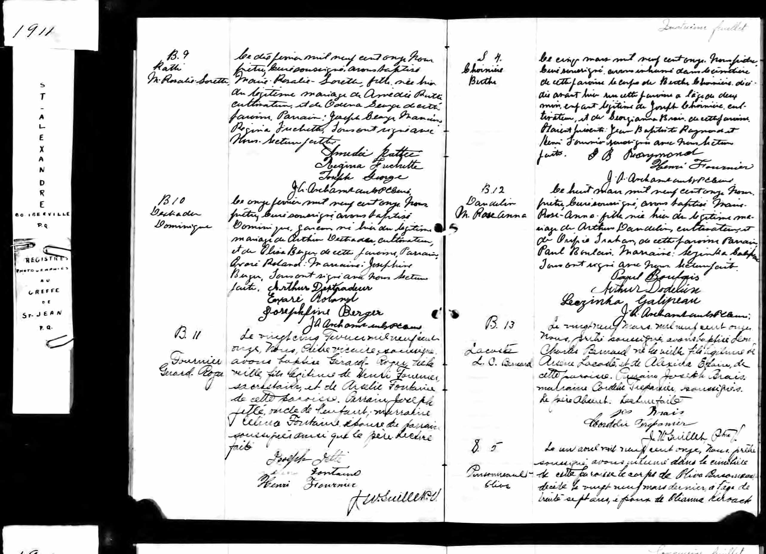  Acte de sépulture