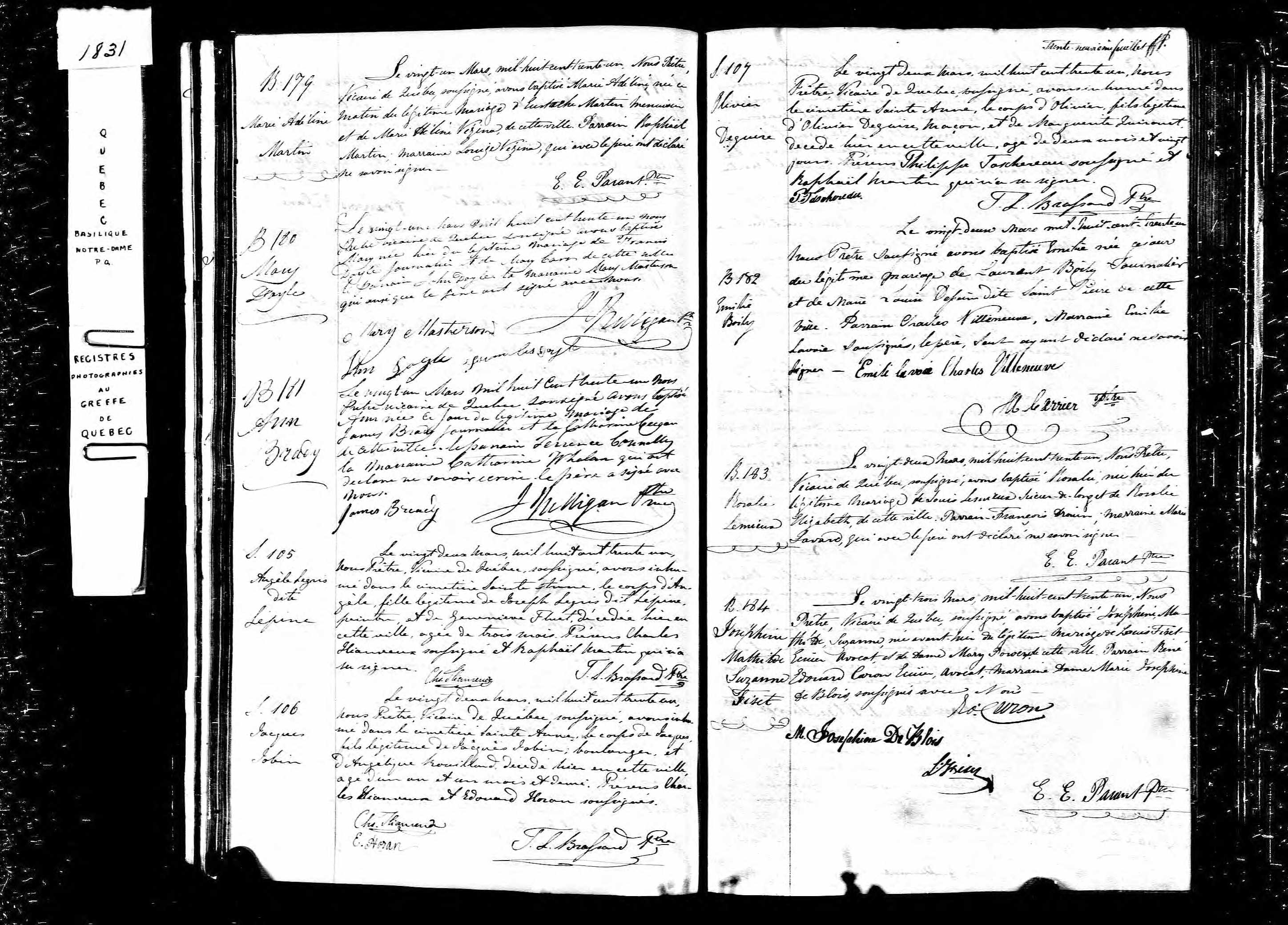 Acte de sépulture