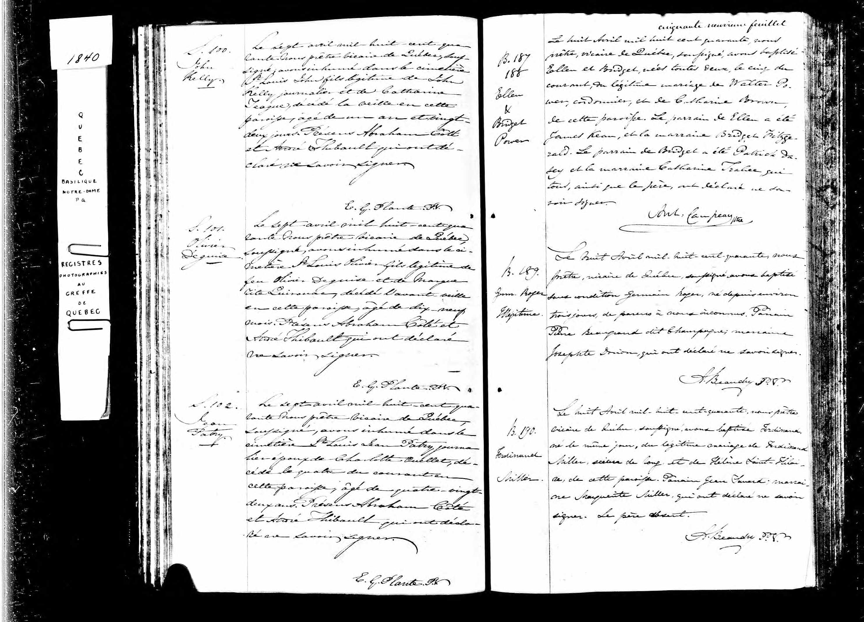 Acte de sépulture Acte de sépulture