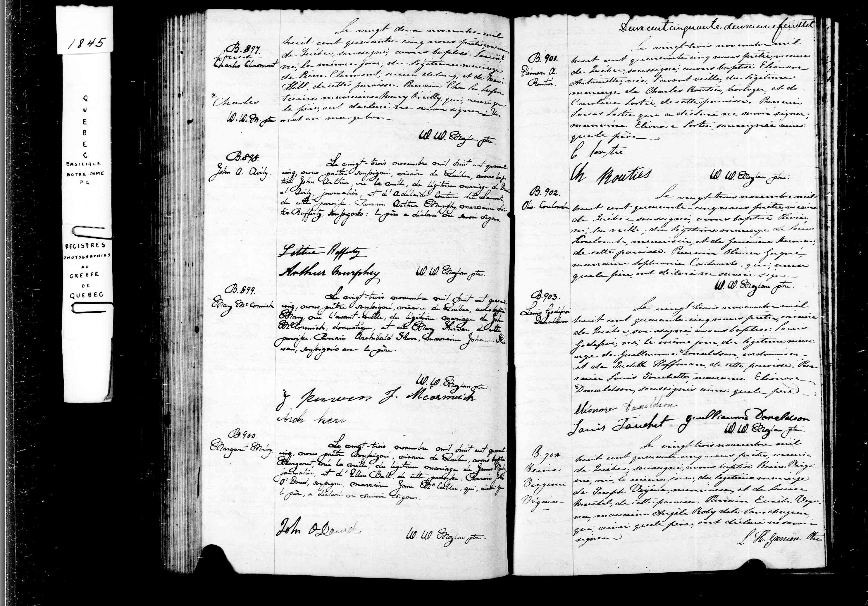 Acte de baptême Acte de baptême