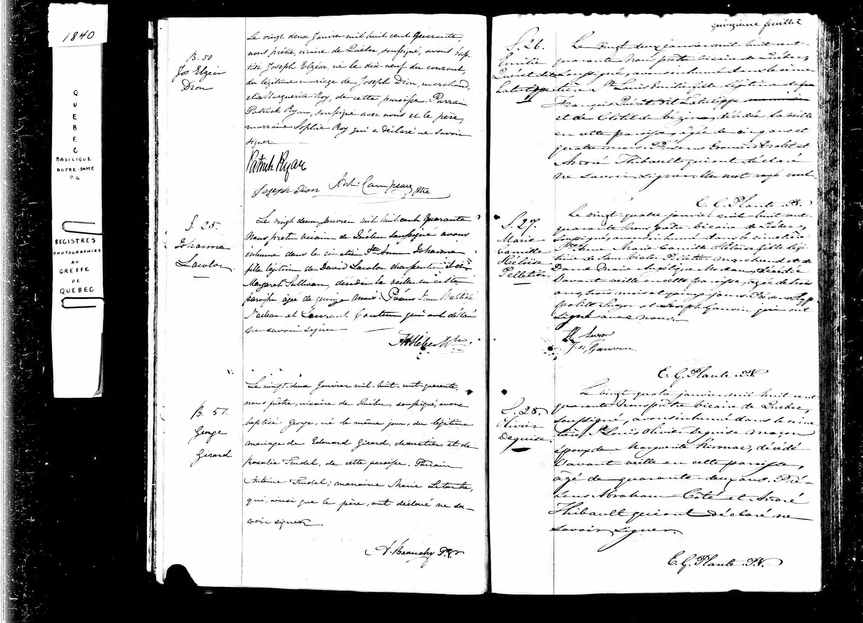 Acte de sépulture Acte de sépulture