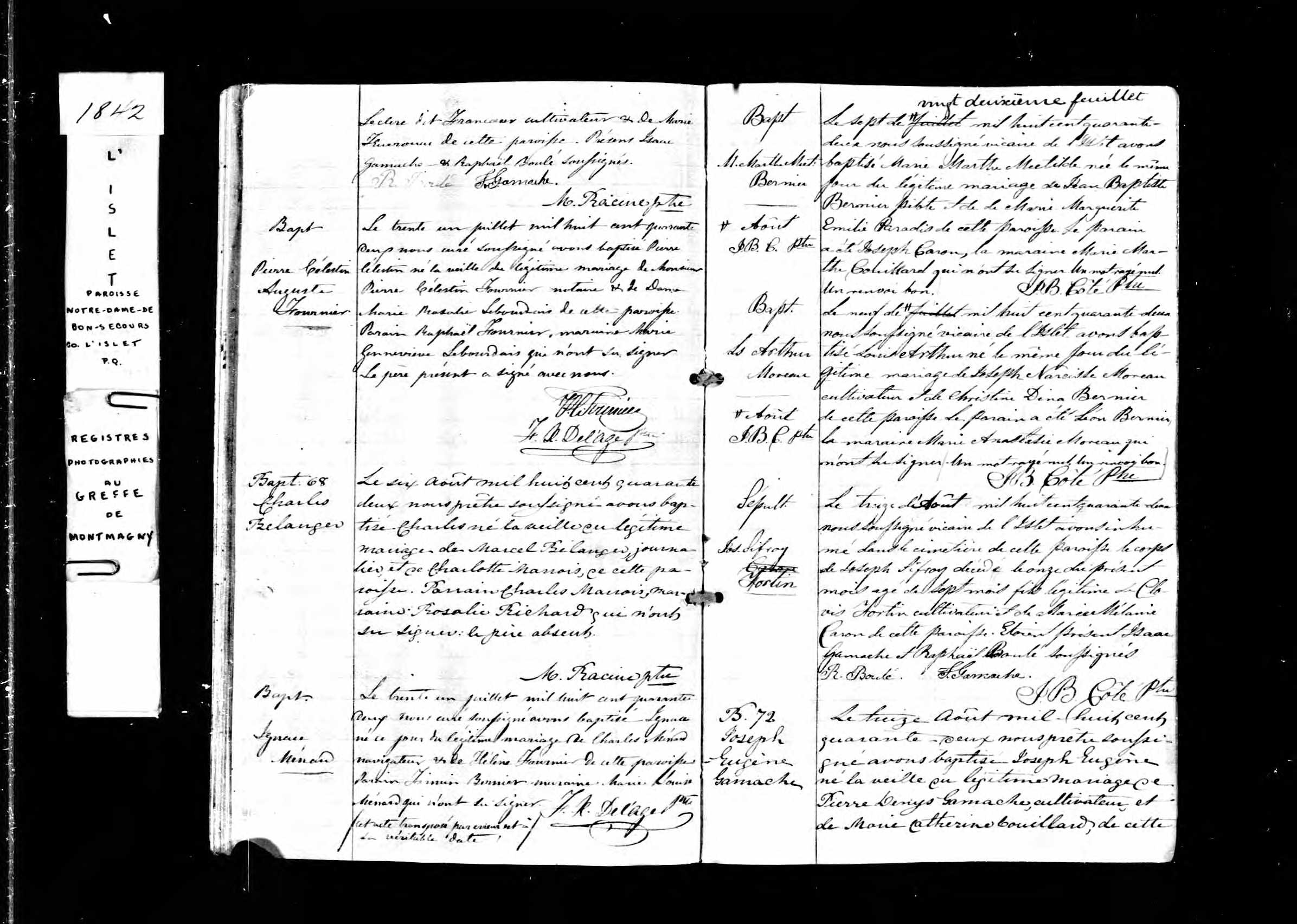  Acte de sépulture