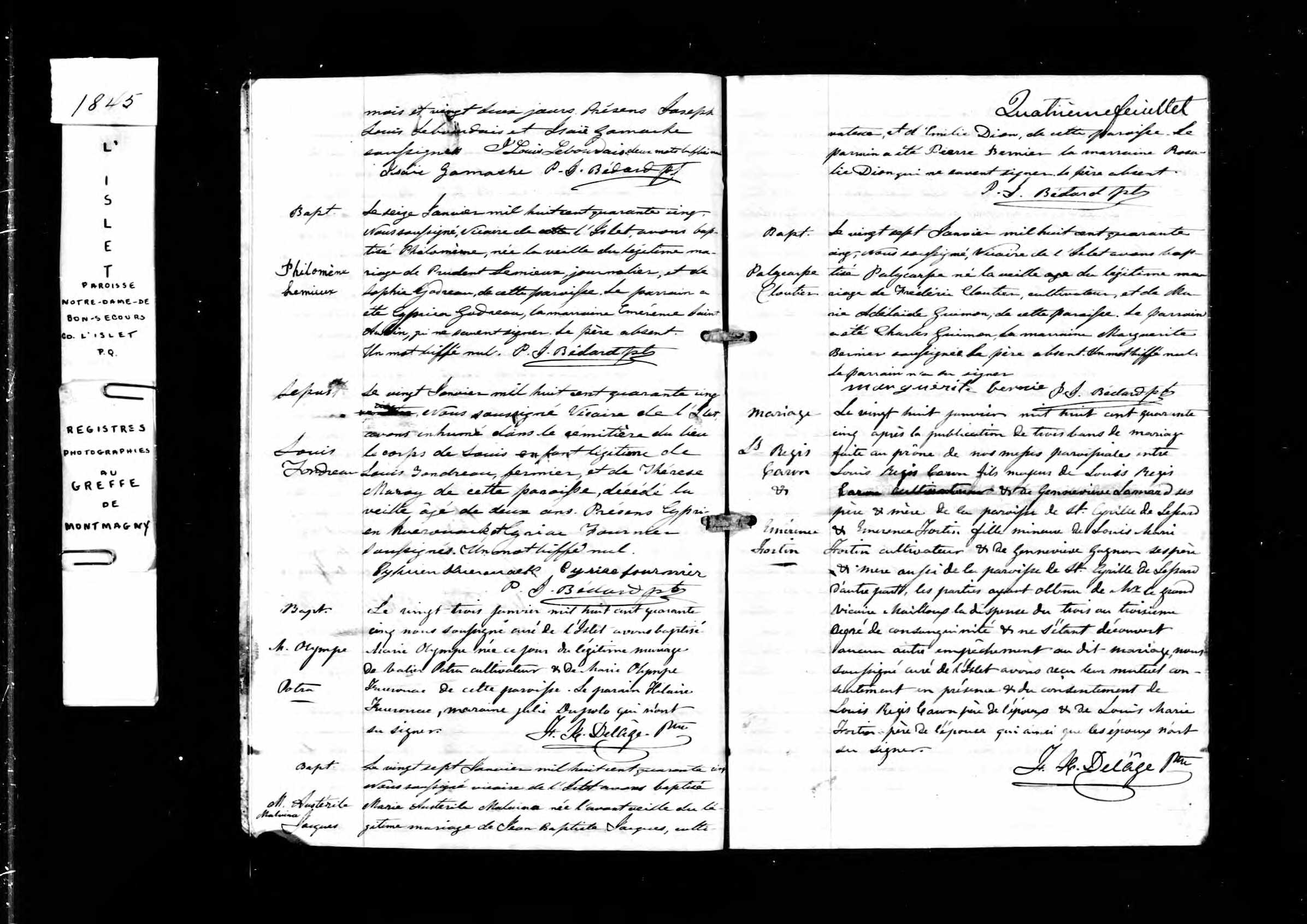 Acte de baptême Acte de baptême
