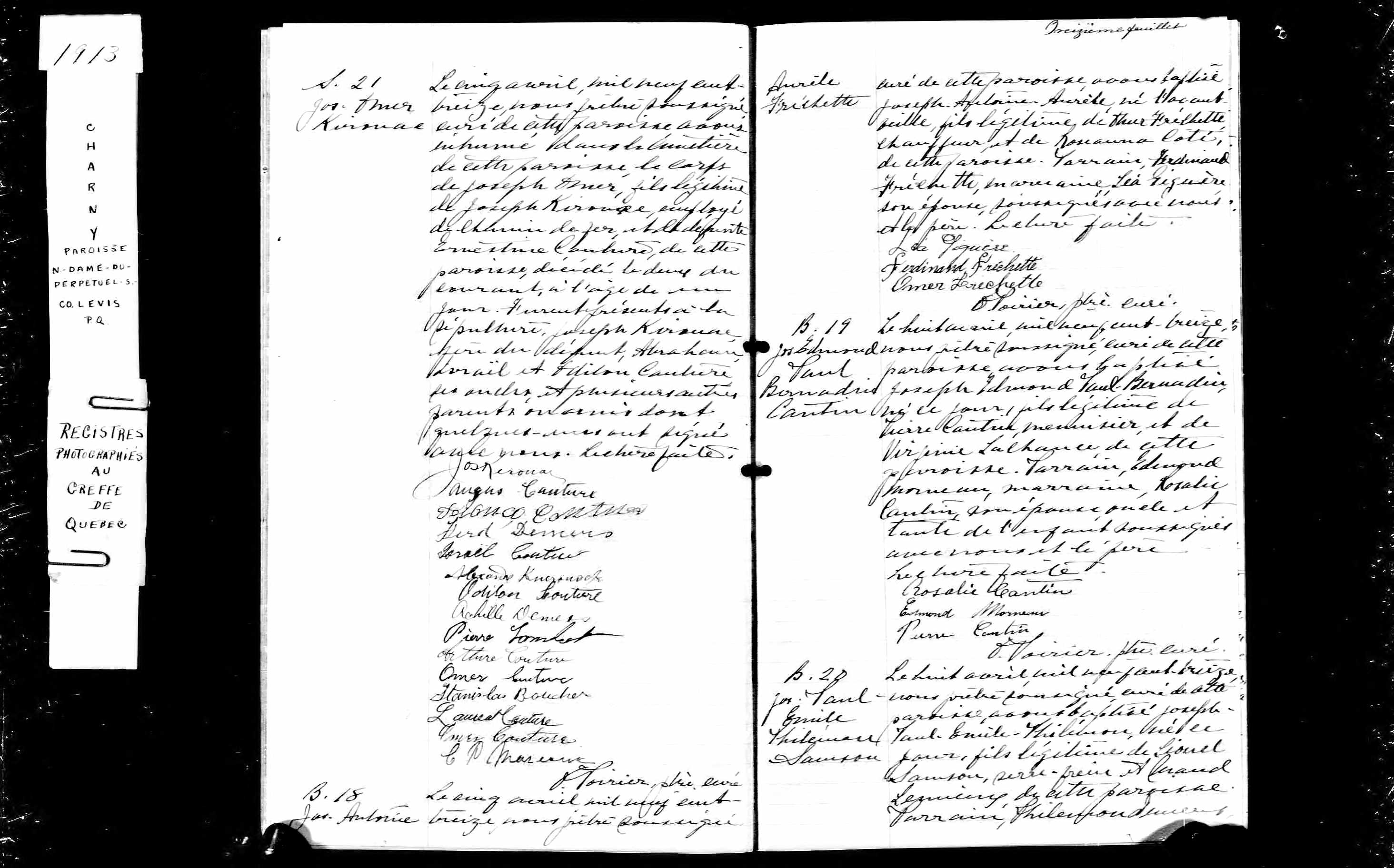 Acte de sépulture