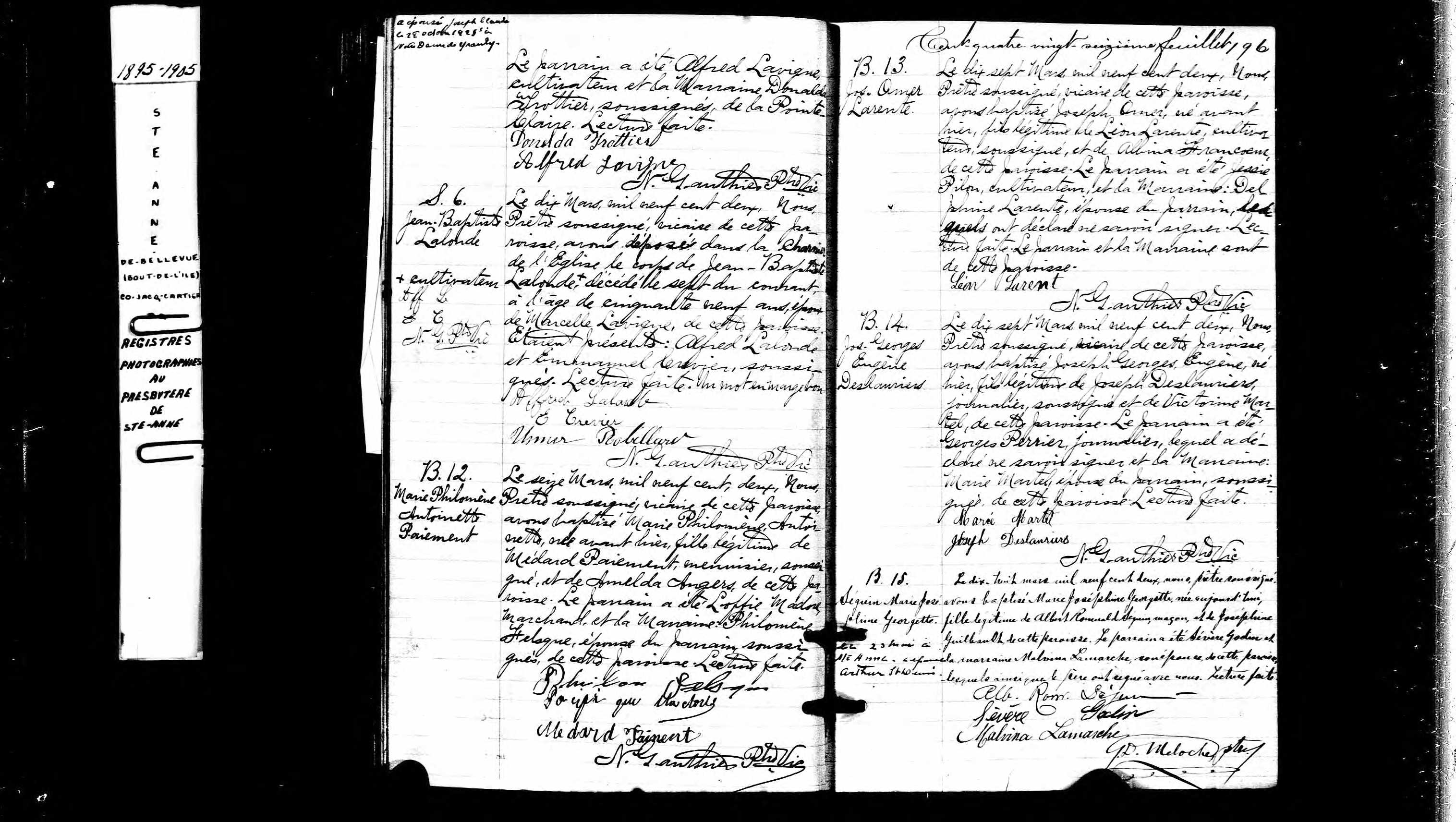 Acte de baptême