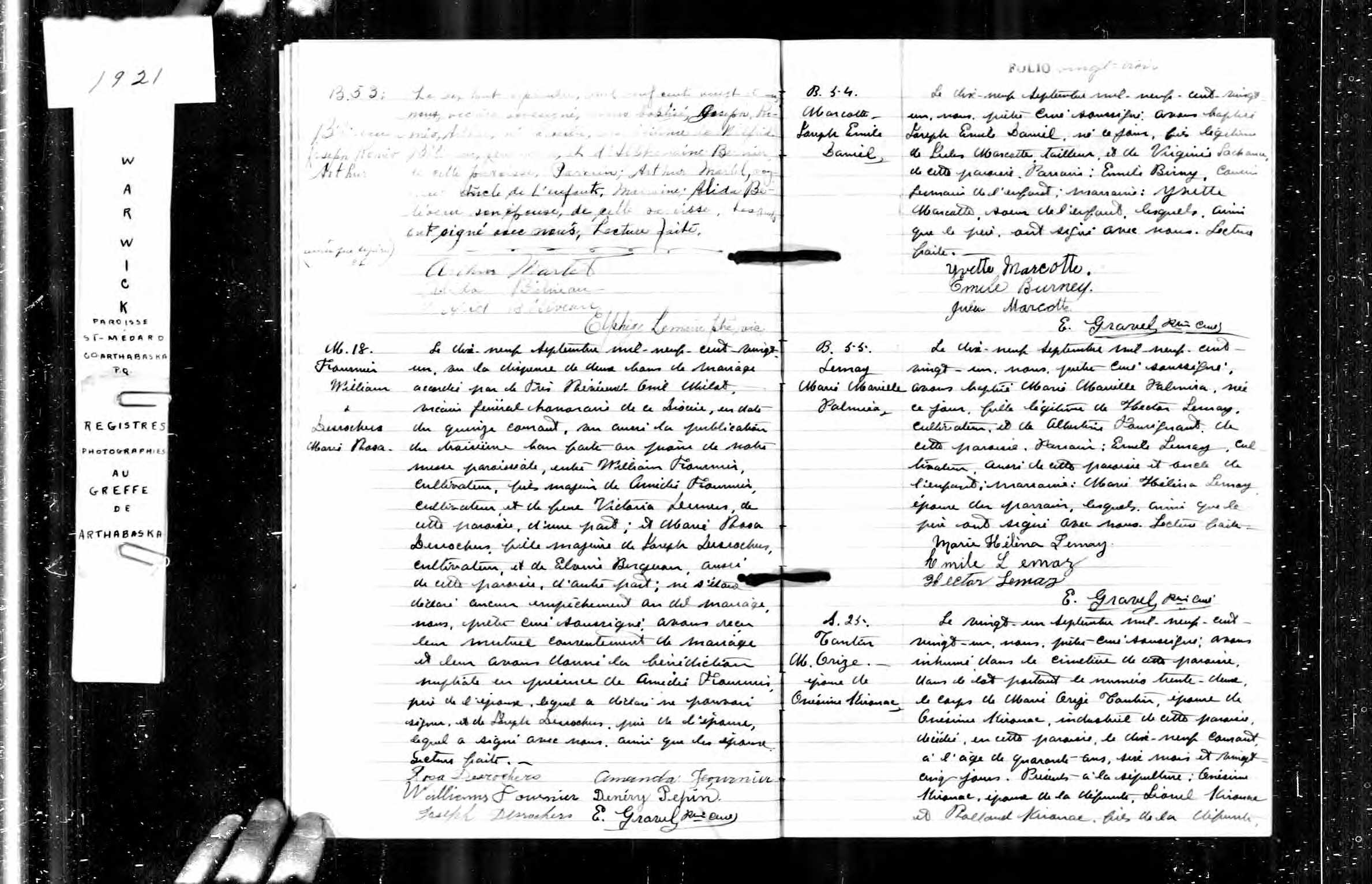  Acte de sépulture