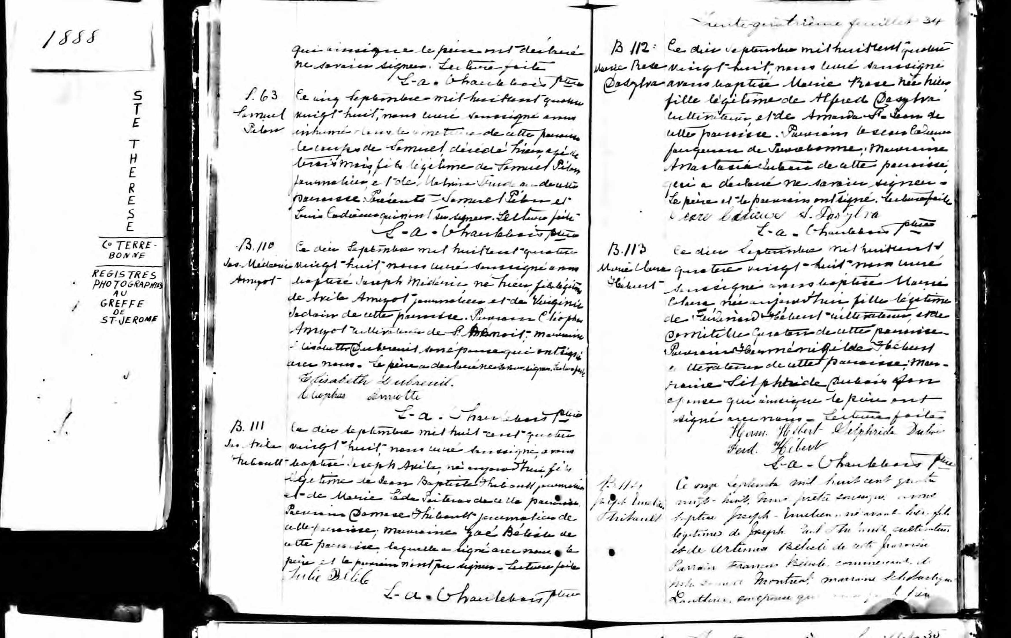 Acte de baptême