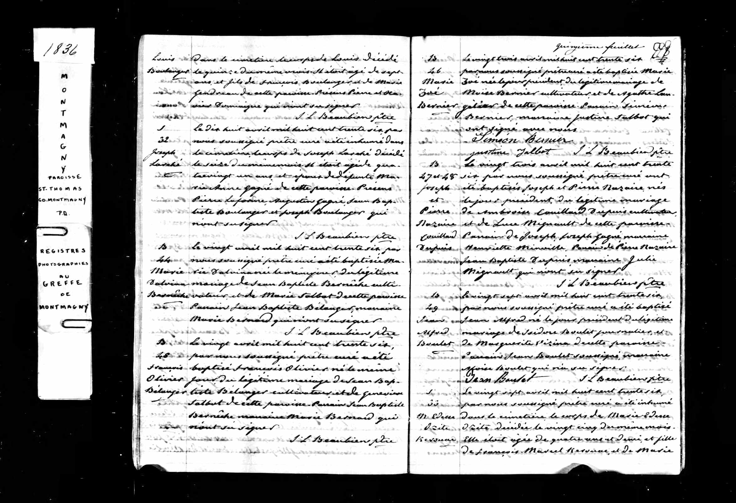  Acte de sépulture