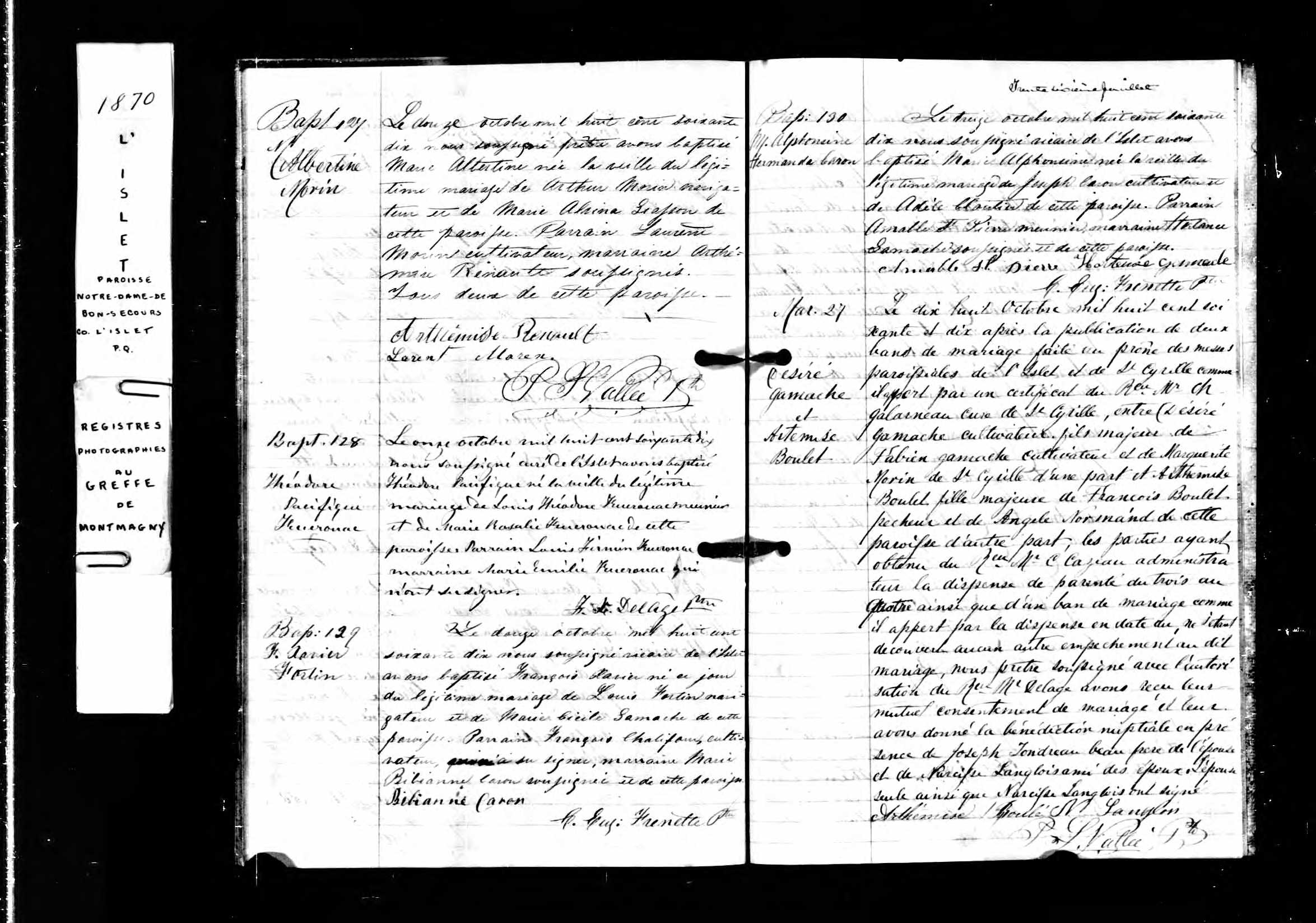 Acte de baptême