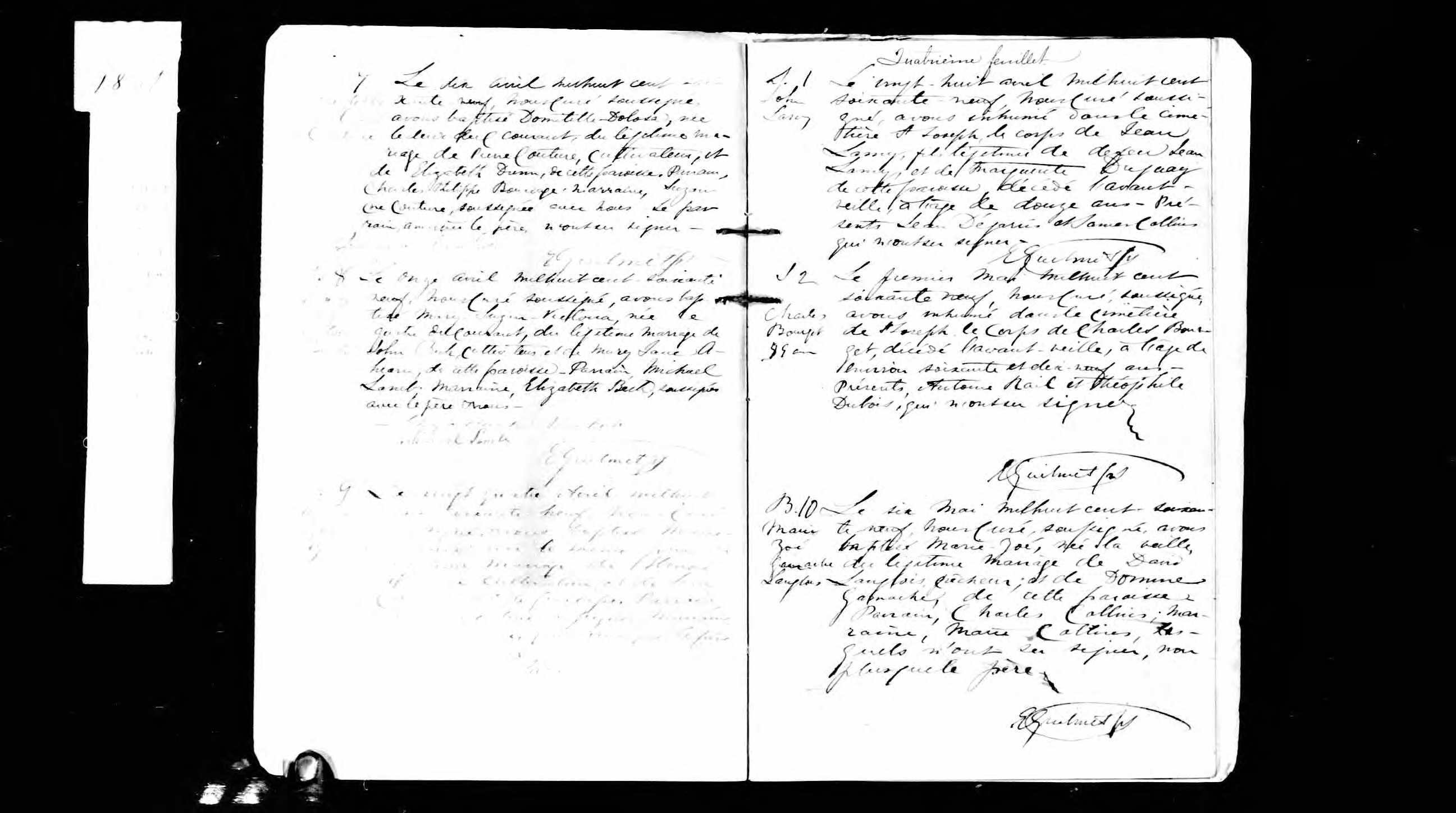 Acte de baptême Acte de baptême