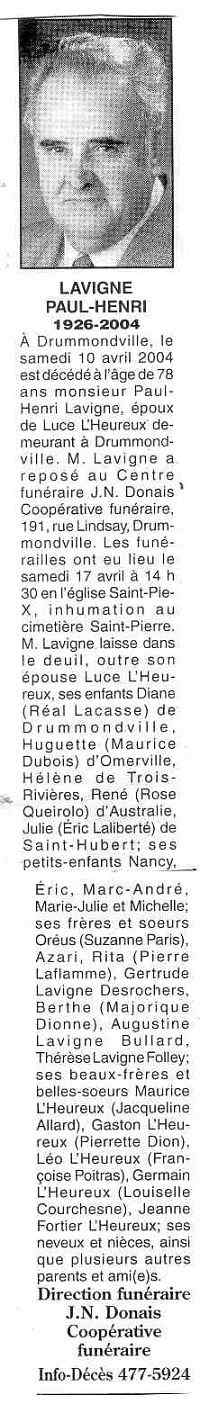 Nécrologie
