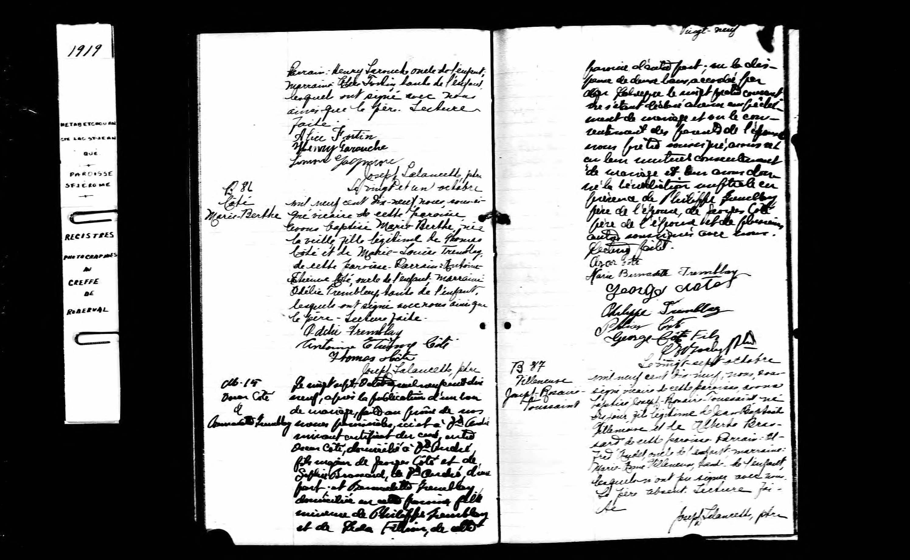 Acte de baptême Acte de baptême