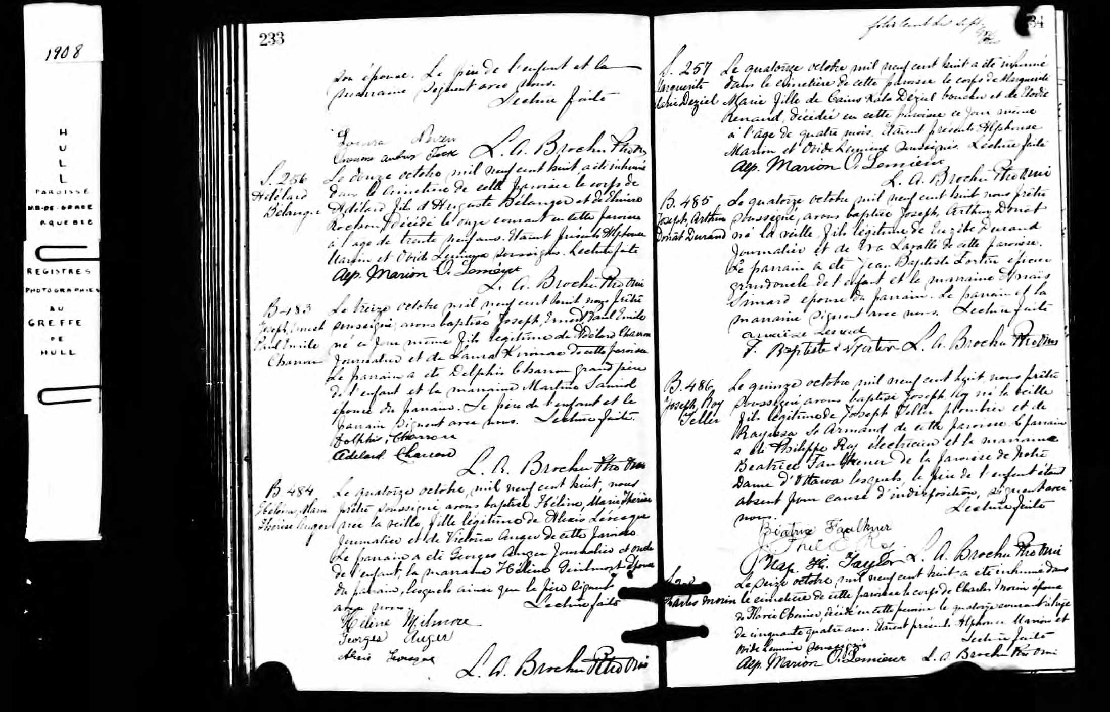 Acte de baptême