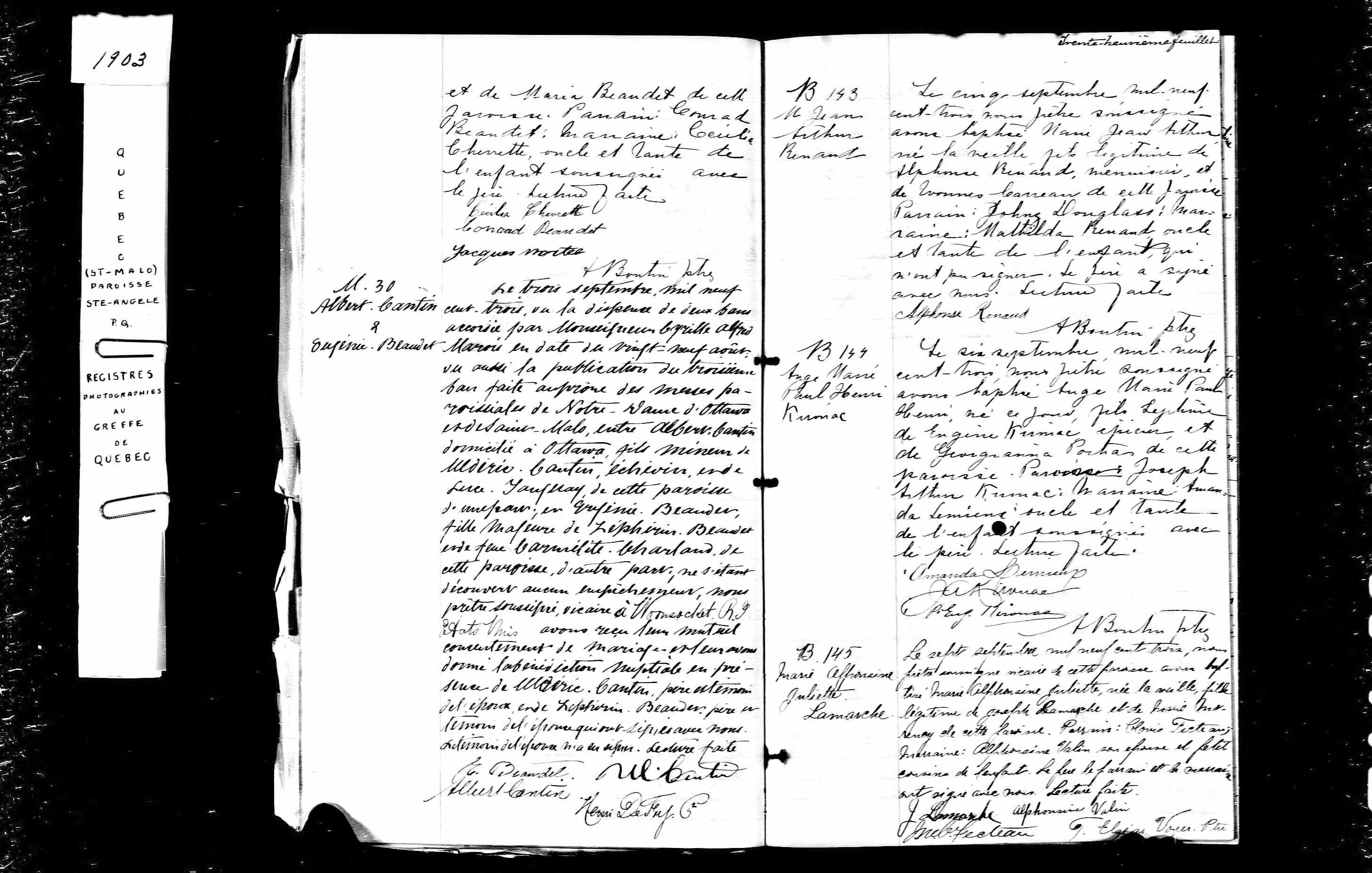 Acte de baptême