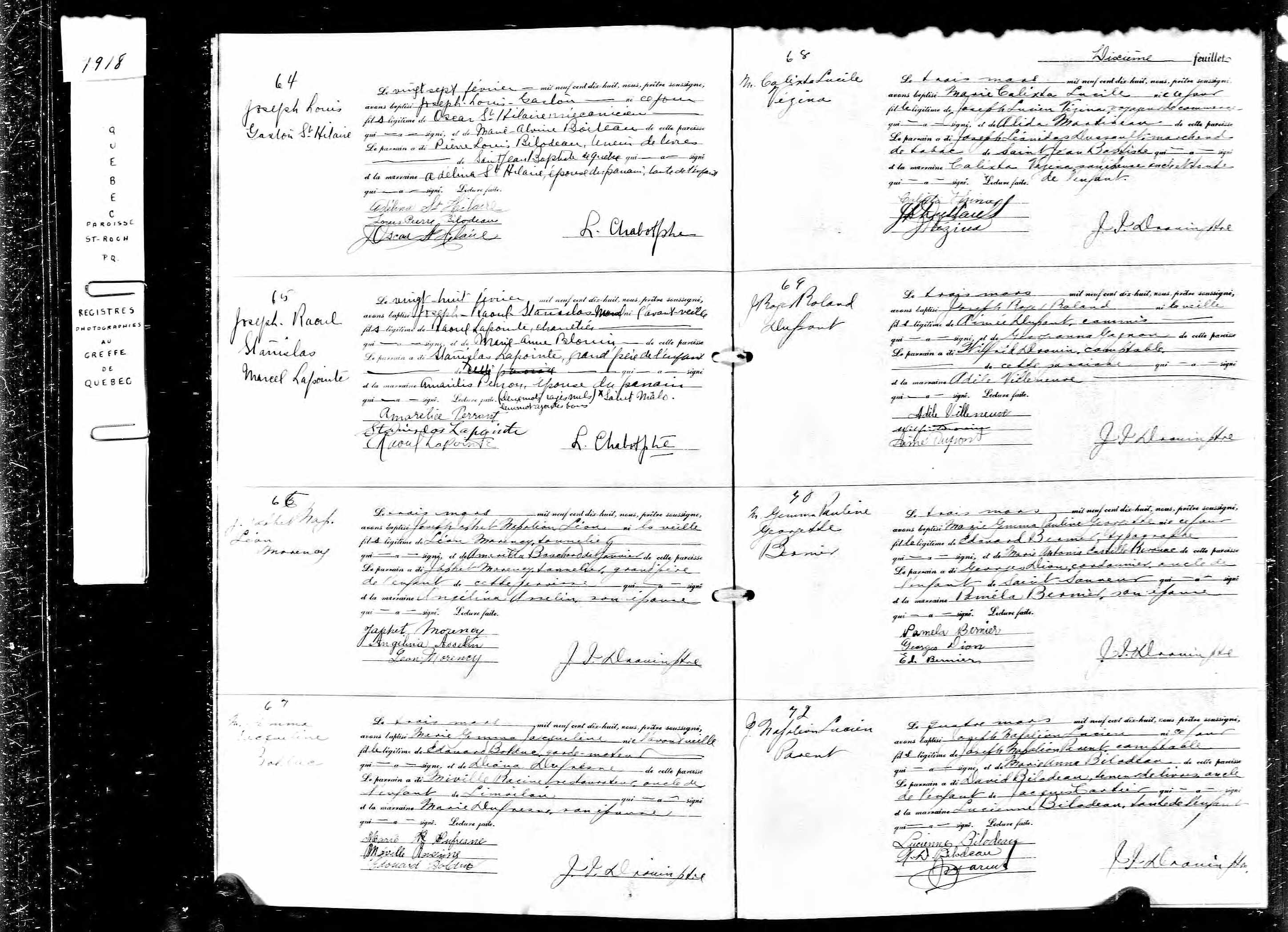 Acte de baptême Acte de baptême
