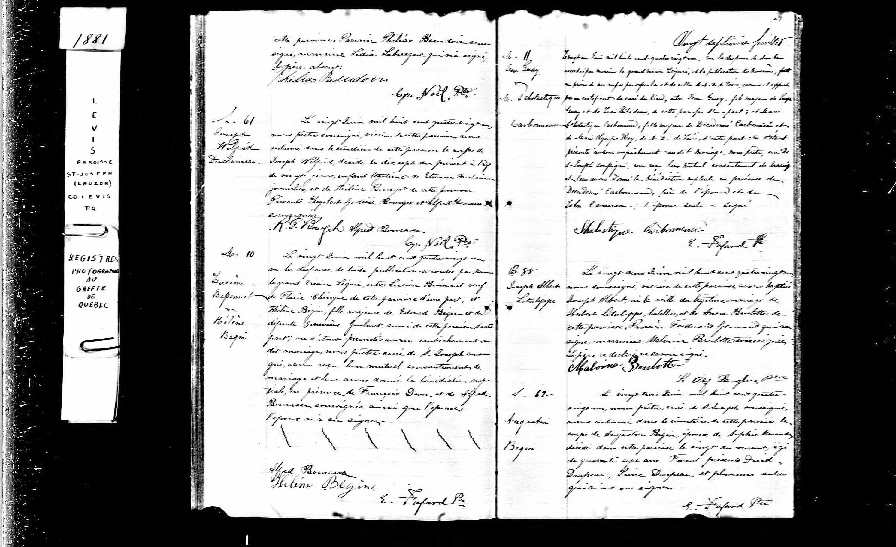 Acte de baptême