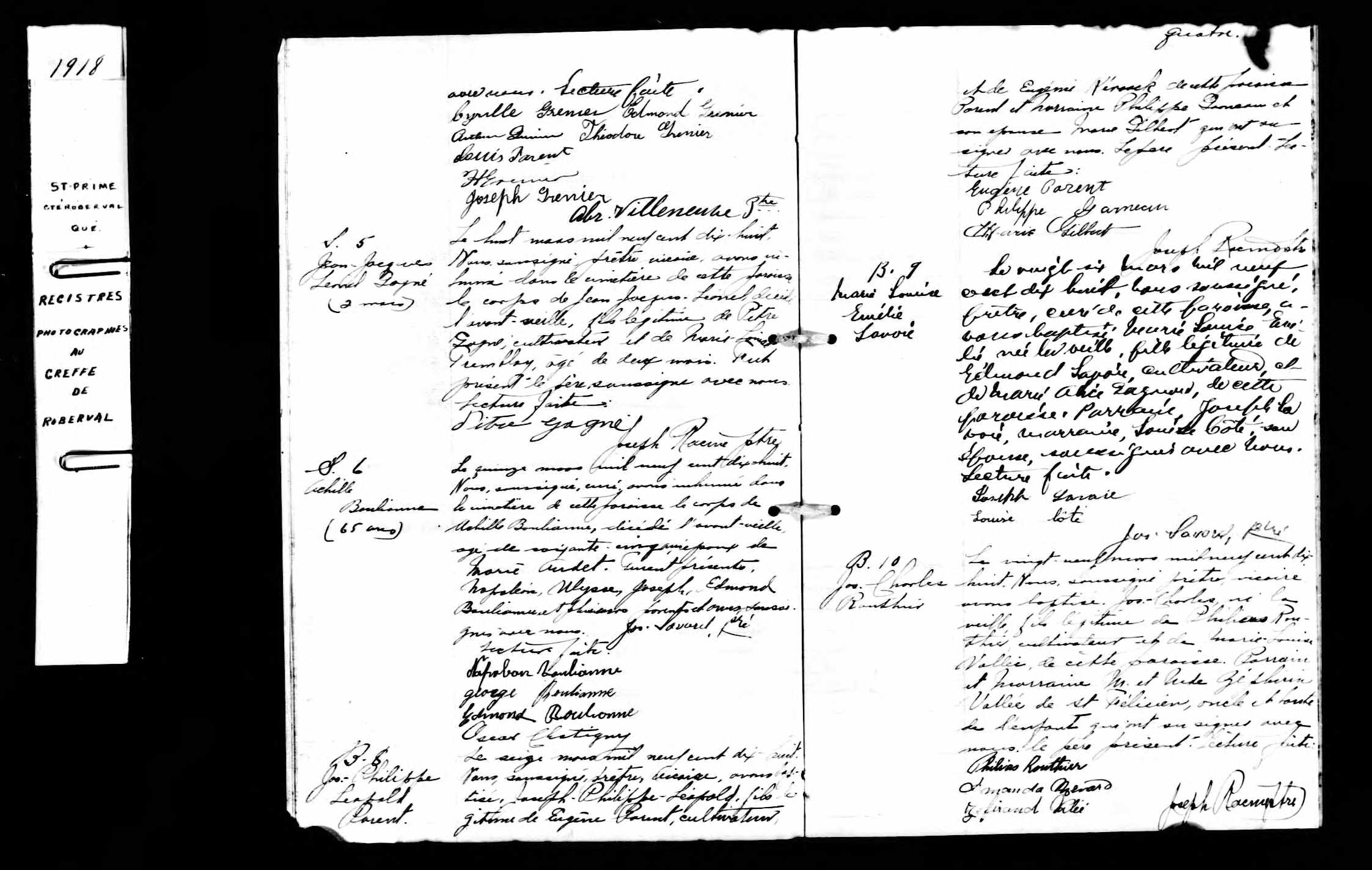 Acte de baptême Acte de baptême