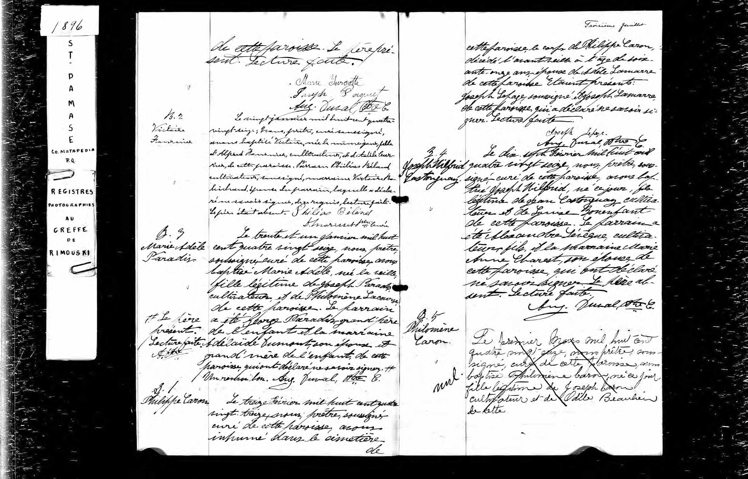 Acte de sépulture