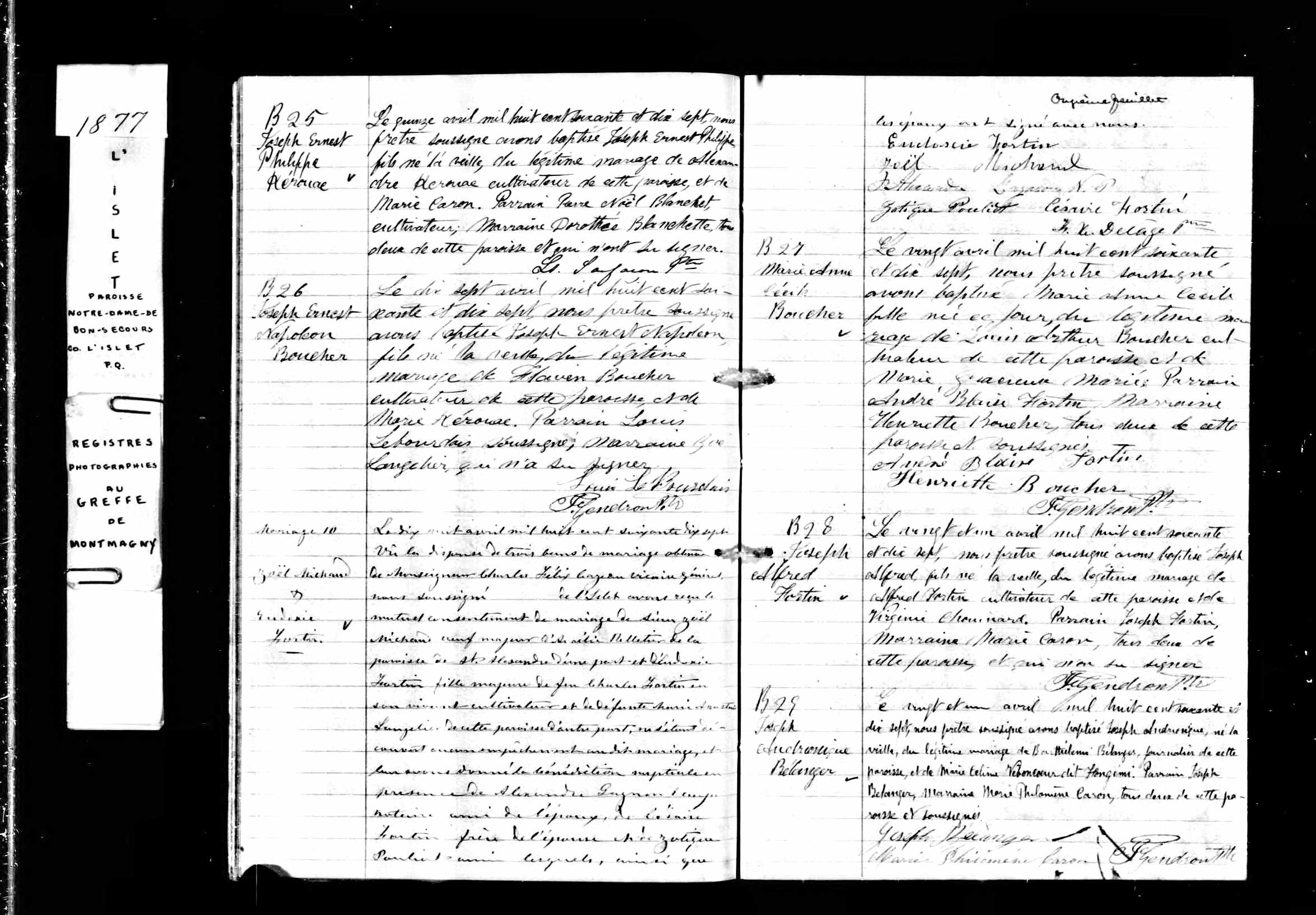 Acte de baptême