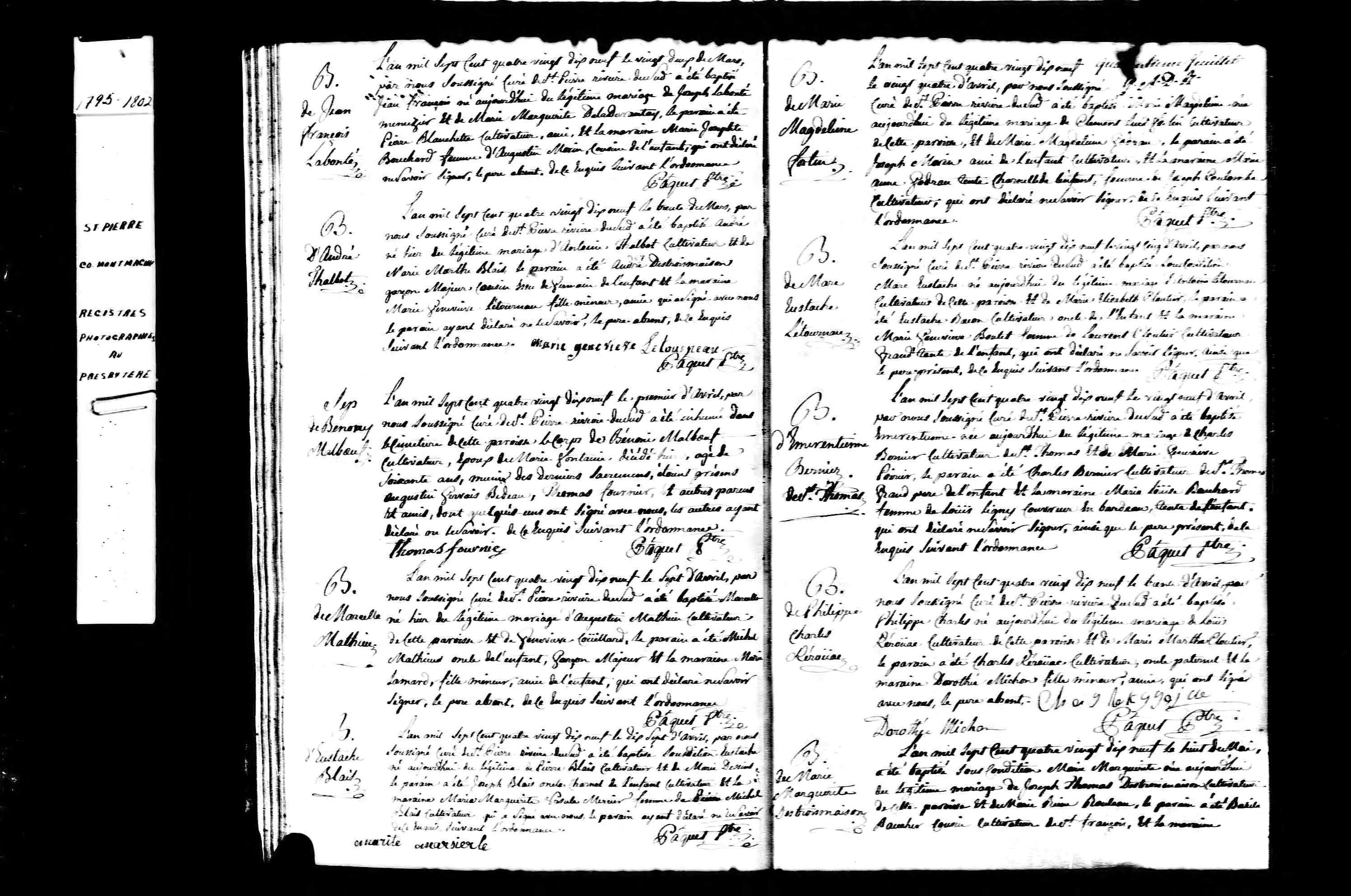Acte de baptême