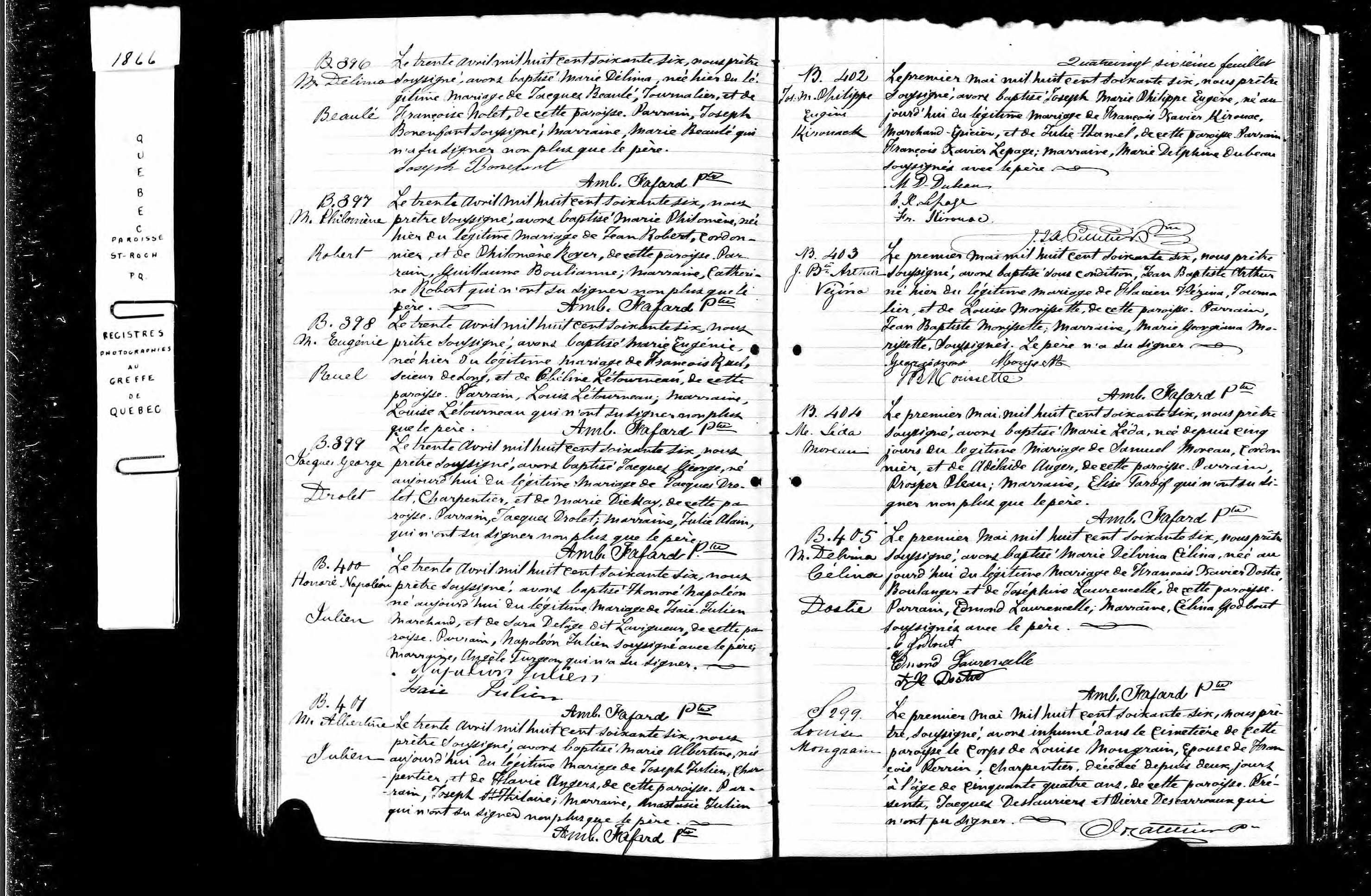Acte de baptême Acte de baptême