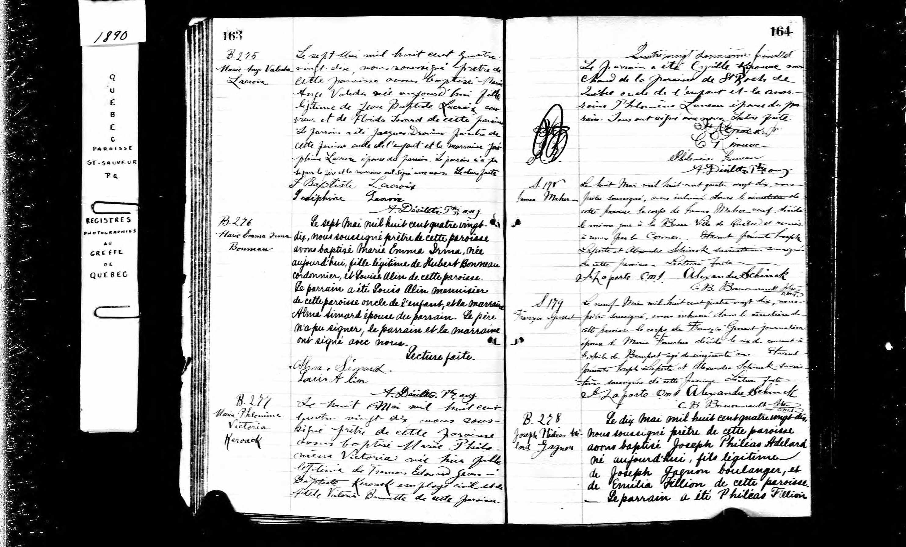 Acte de baptême