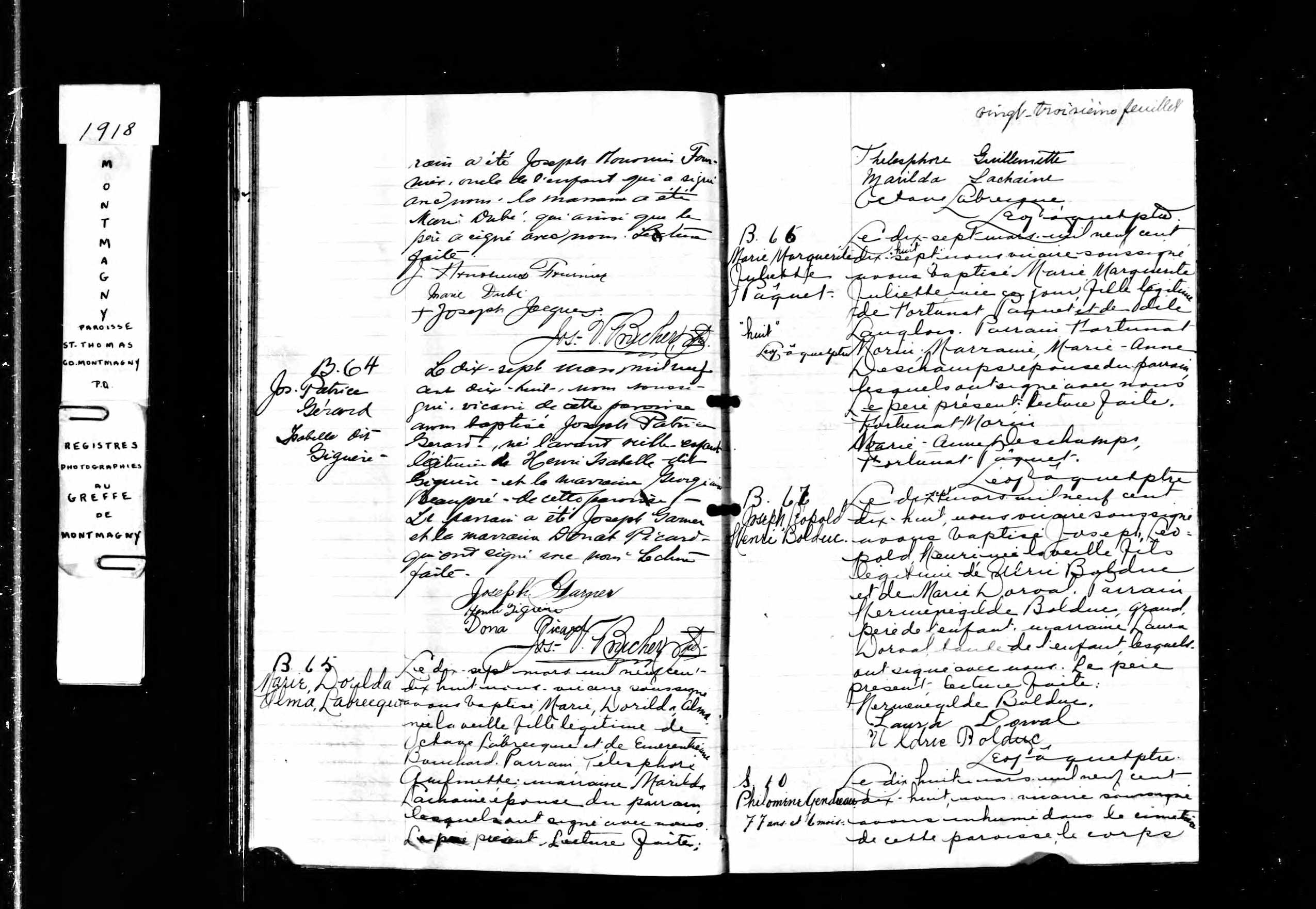  Acte de sépulture