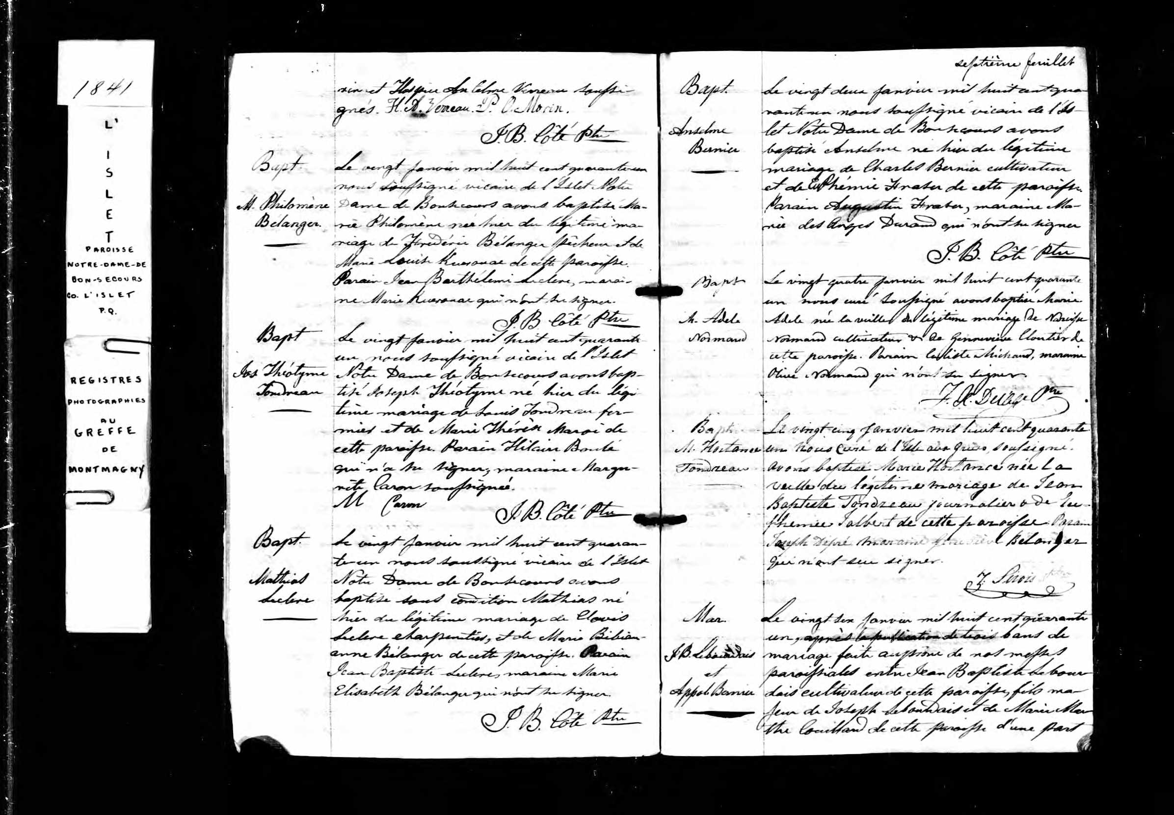 Acte de baptême
