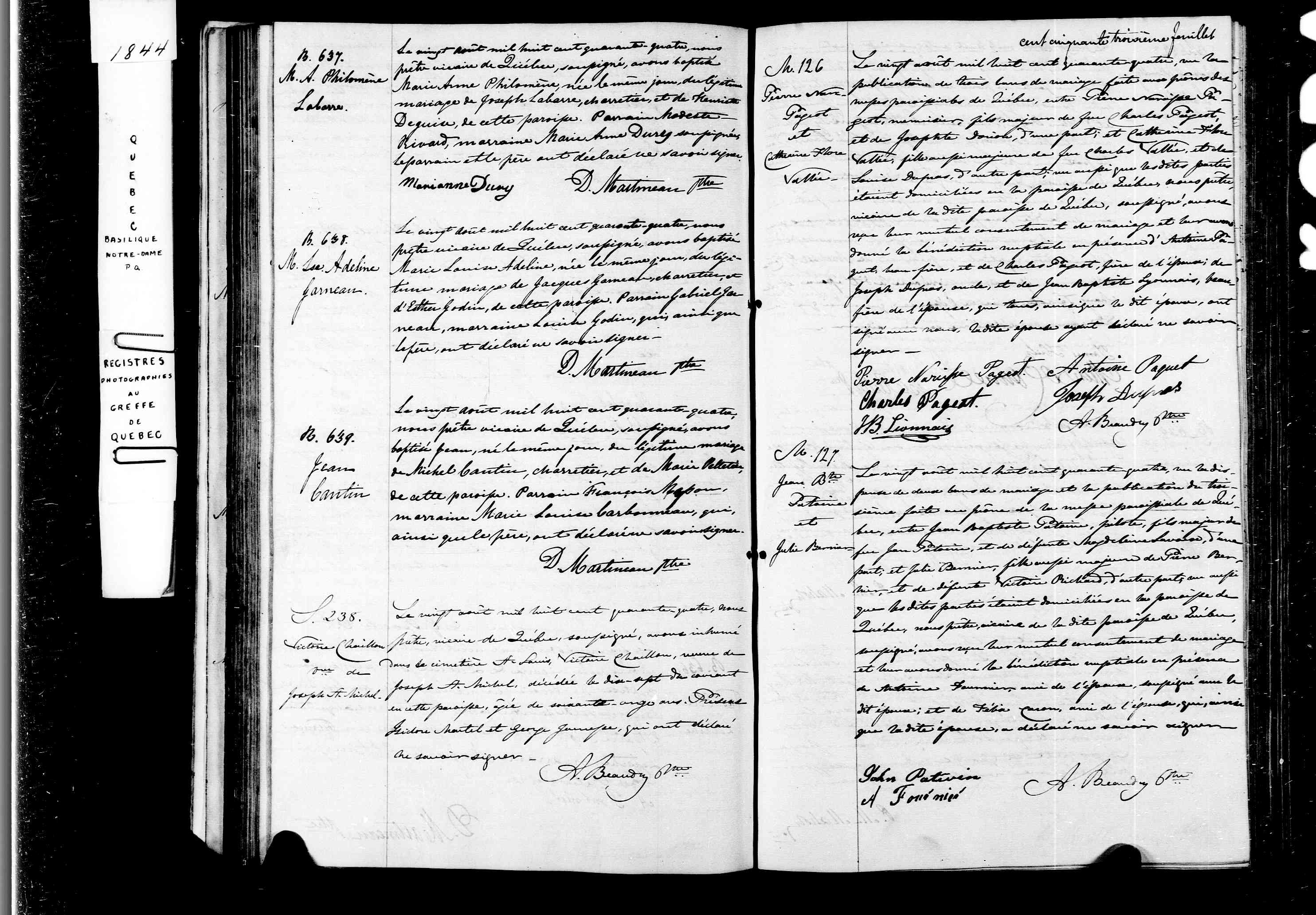 Acte de baptême Acte de baptême