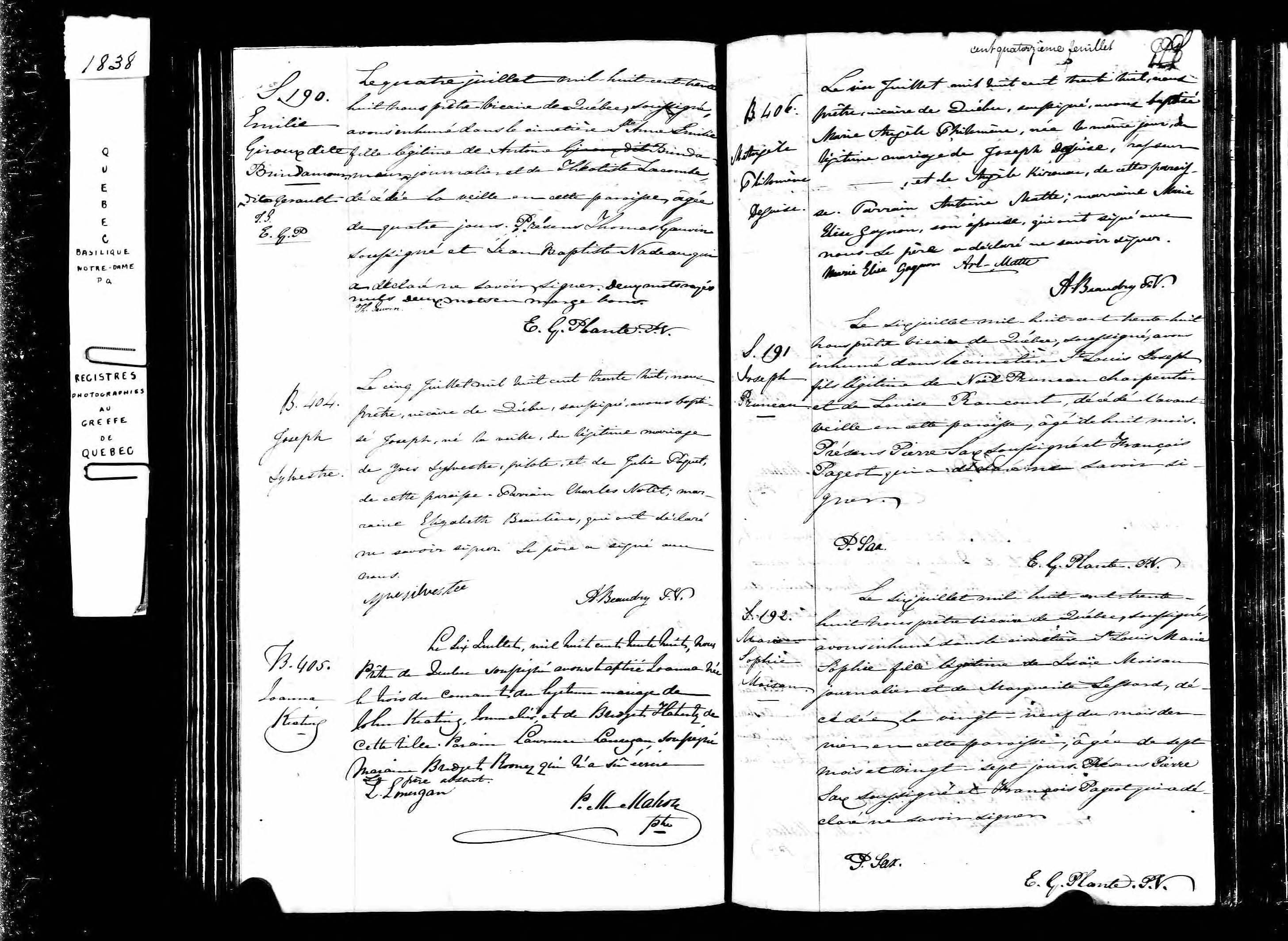 Acte de baptême