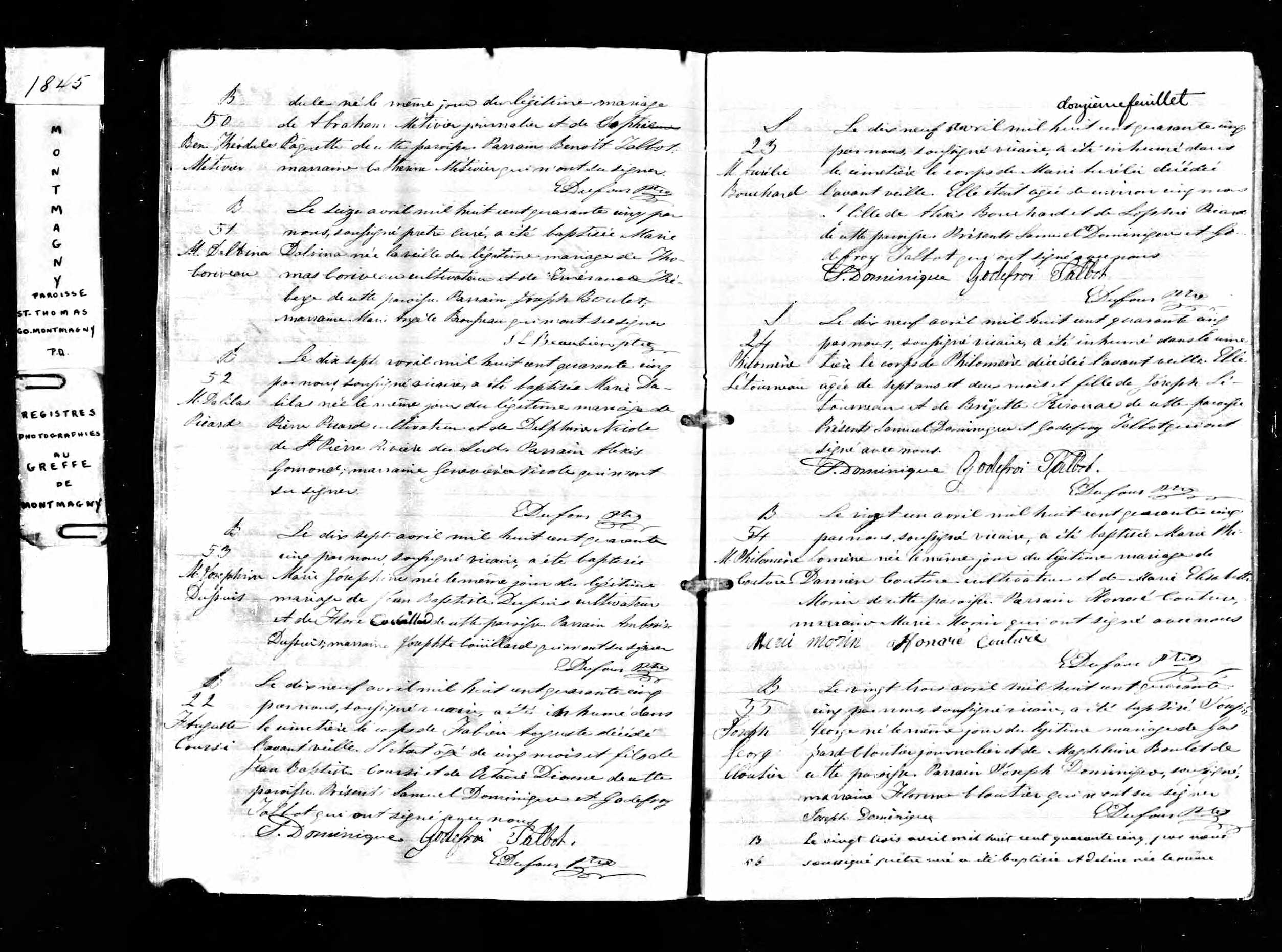 Acte de sépulture Acte de sépulture