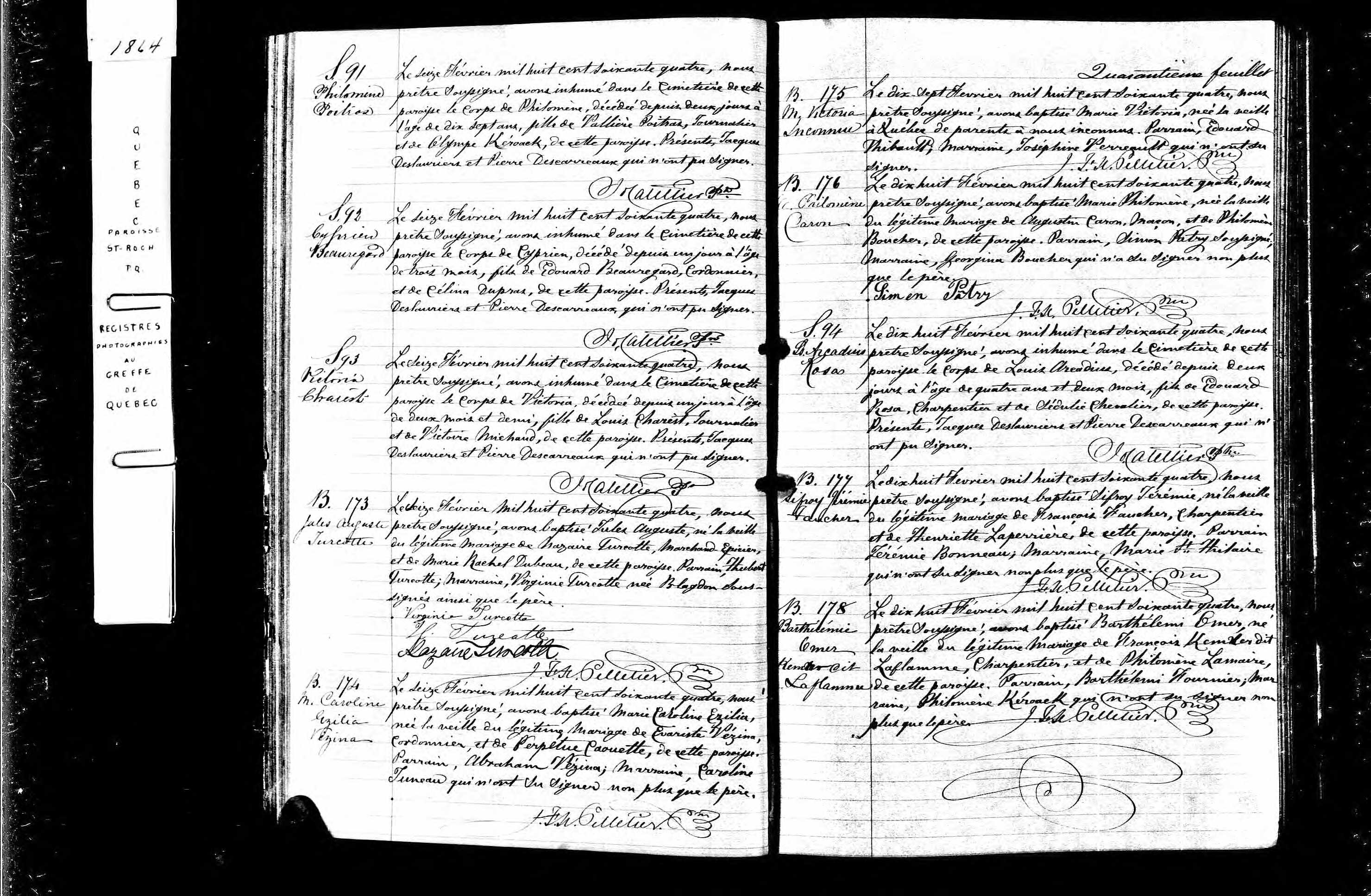 Acte de sépulture Acte de sépulture
